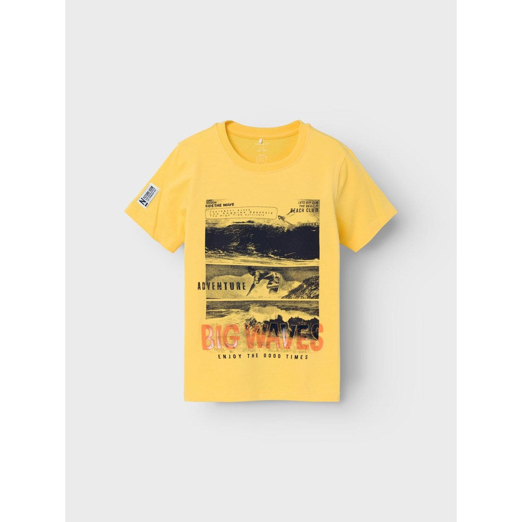 Camiseta Big Waves Amarilla