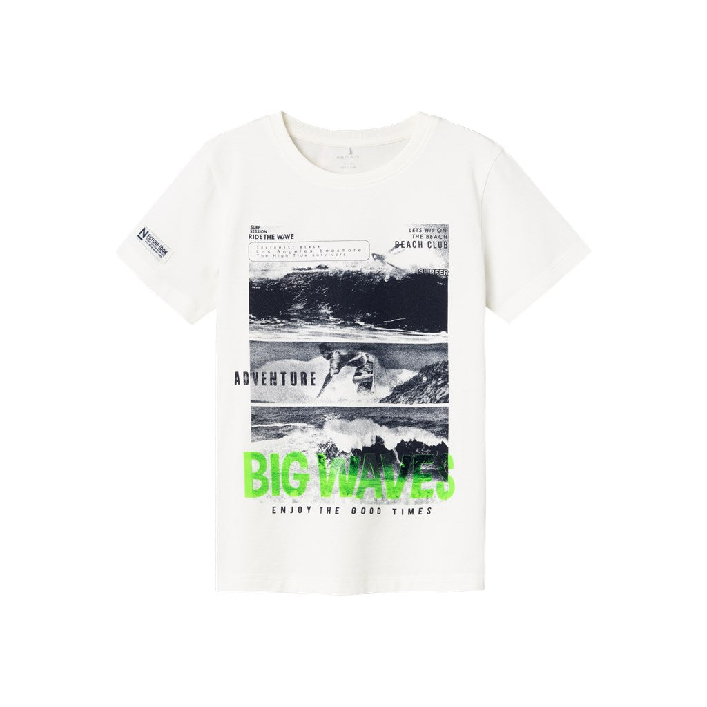 Camiseta Big Waves Blanca