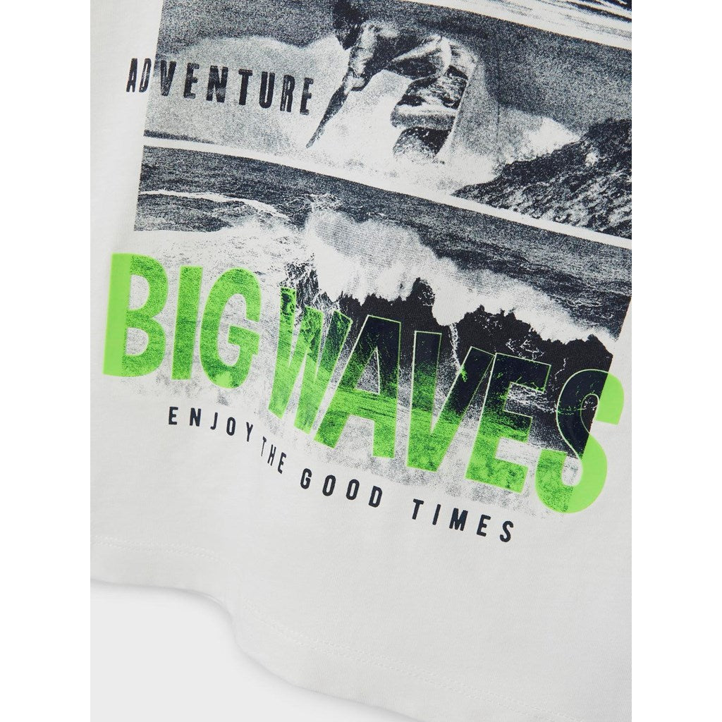 Camiseta Big Waves Blanca