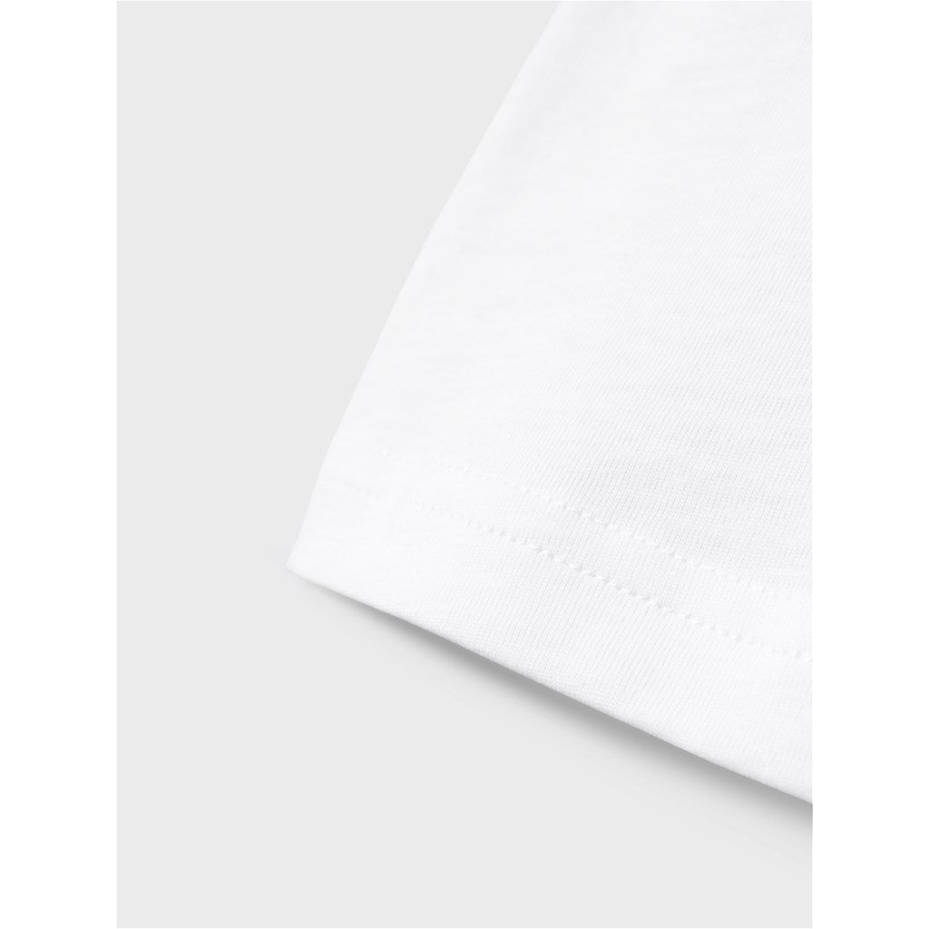 Camiseta Básica Volantes Blanca