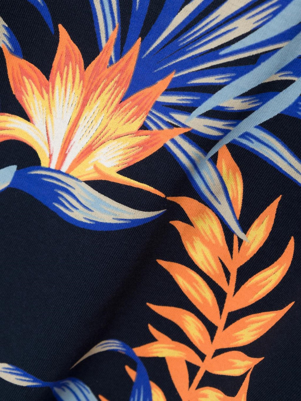 Camiseta Floral Marino