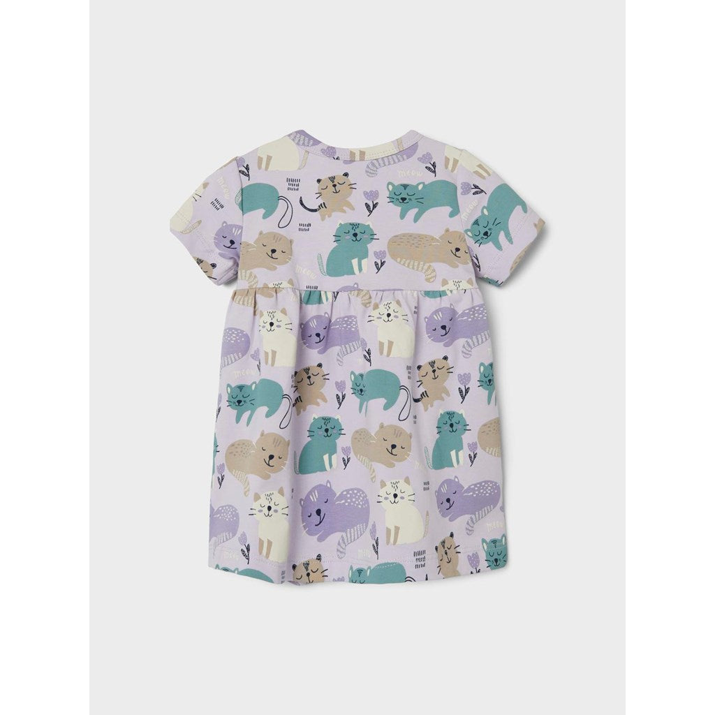 Vestido Bebé Tulipanes Gatos