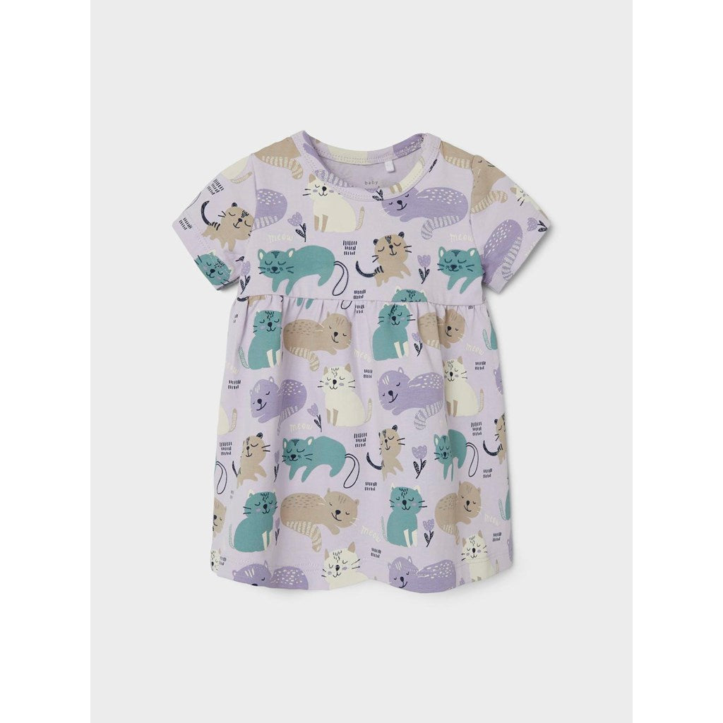 Vestido Bebé Tulipanes Gatos