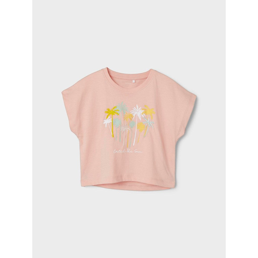 Camiseta Rosa Palmeras