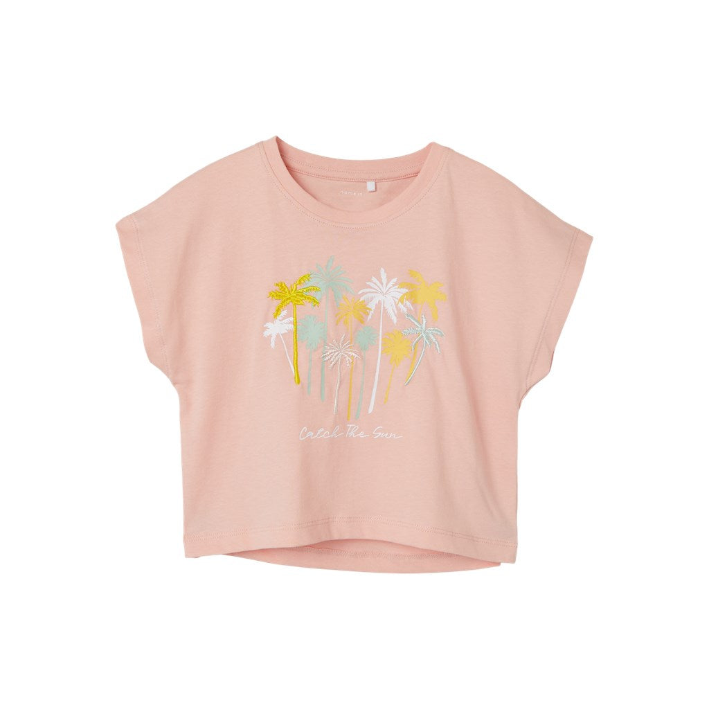 Camiseta Rosa Palmeras