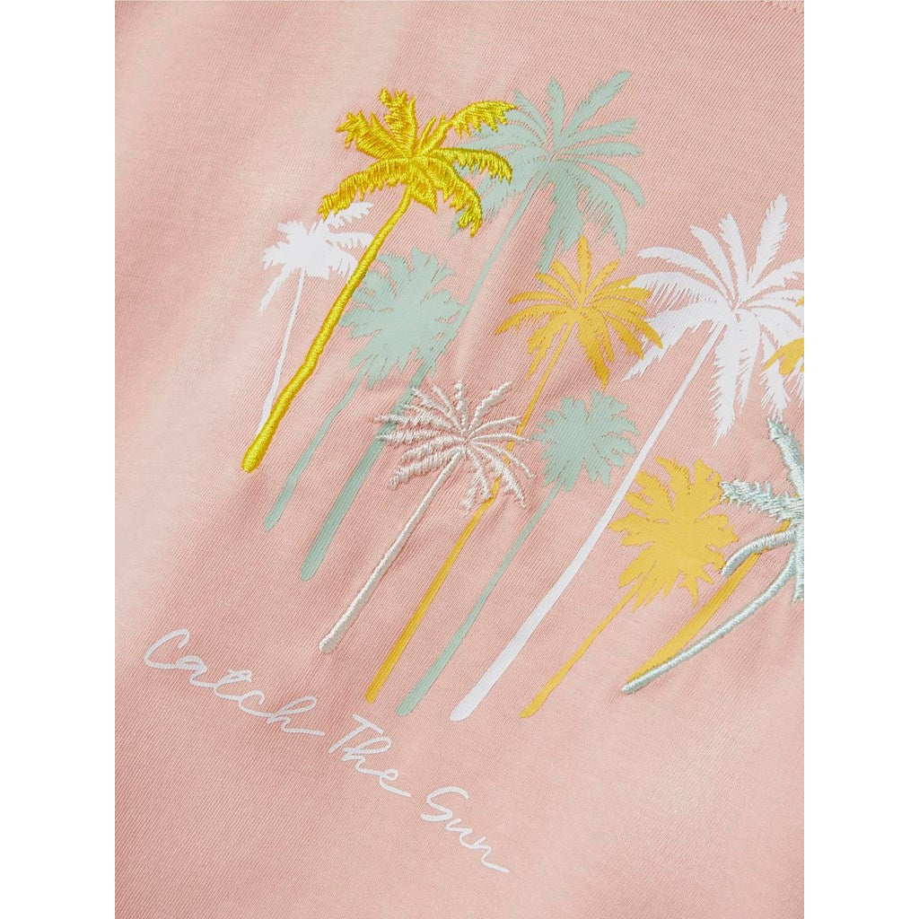 Camiseta Rosa Palmeras