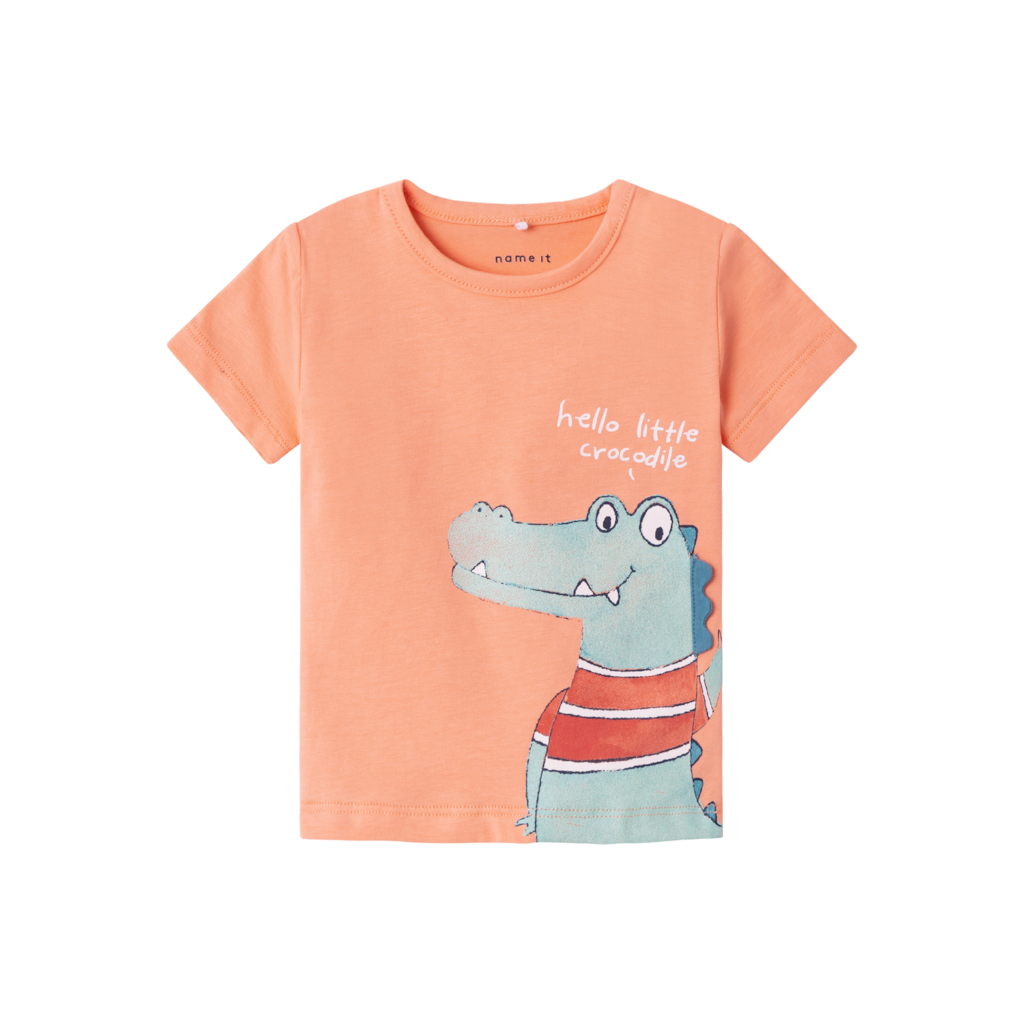 Camiseta Cocodrilo Papaya