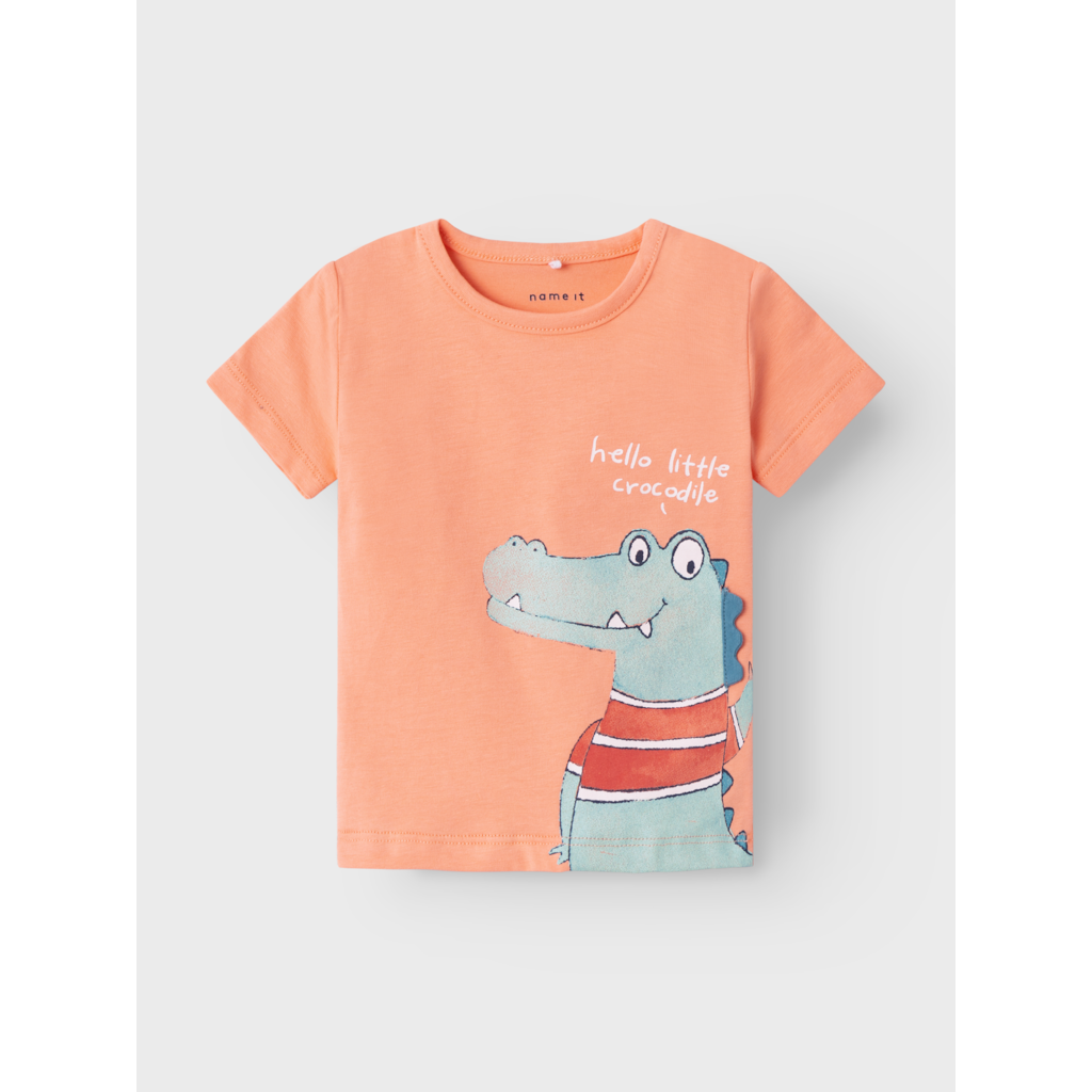 Camiseta Cocodrilo Papaya