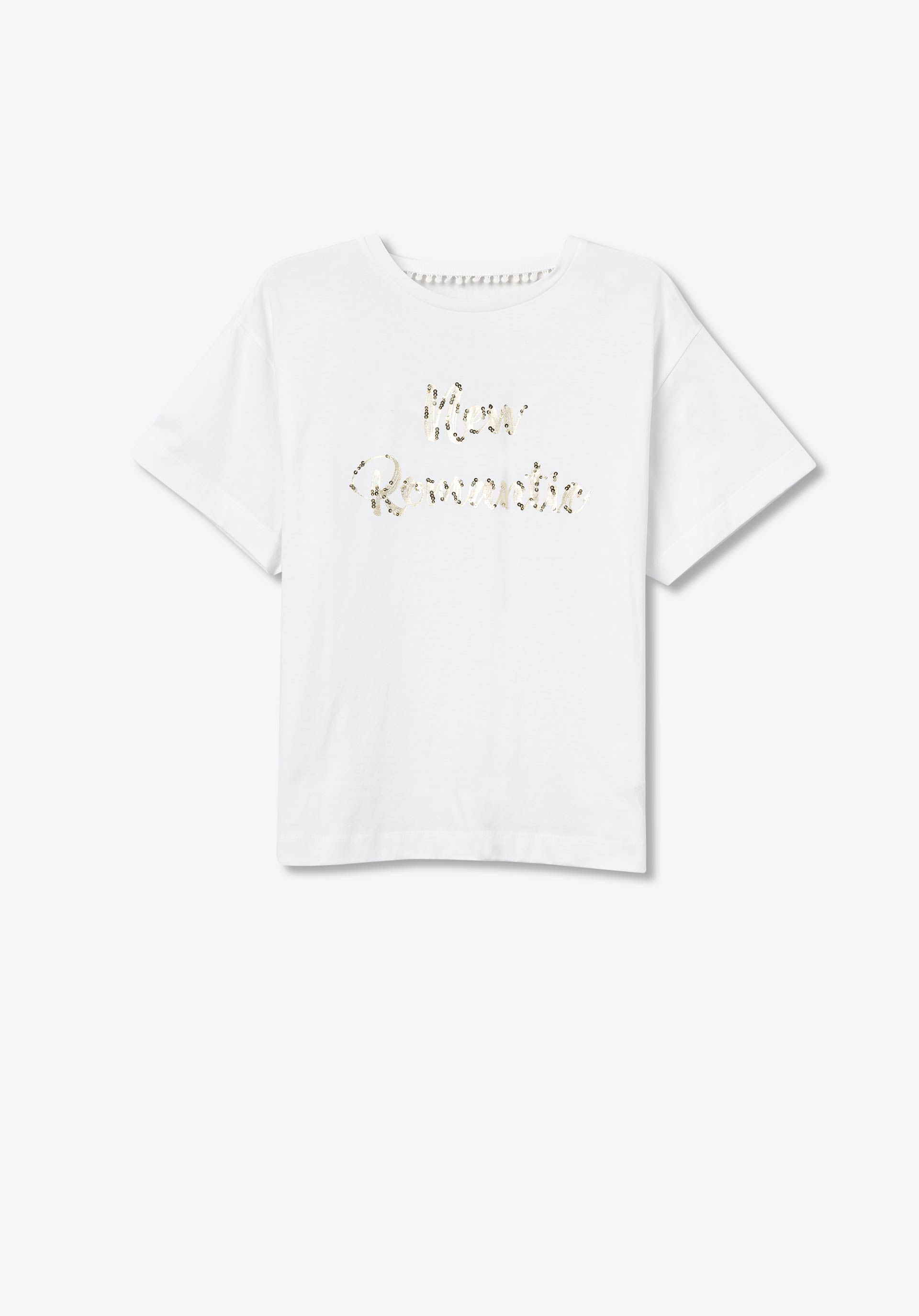 Camiseta Attina Blanca/Dorado