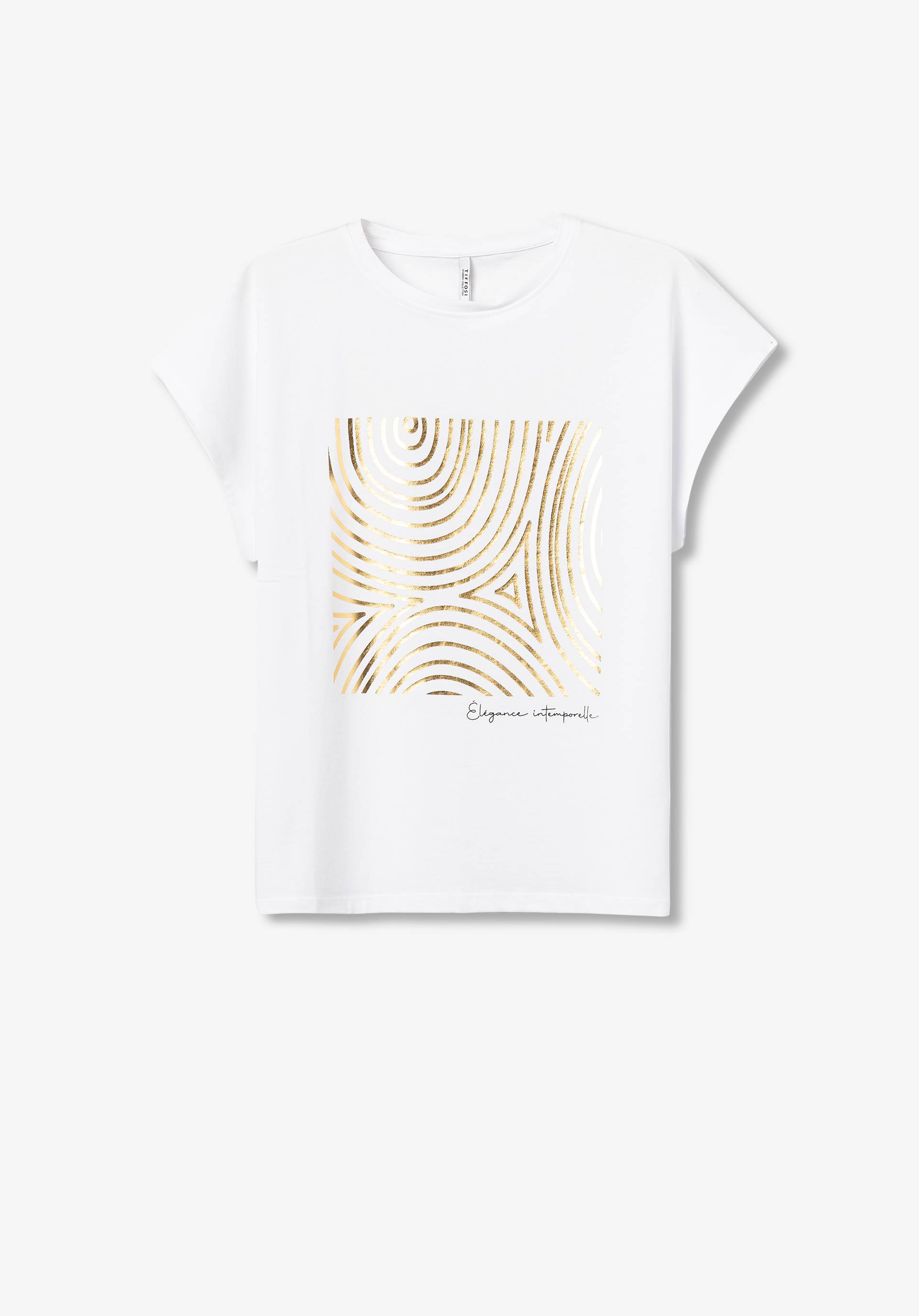 Camiseta Madrid Blanco/Dorado