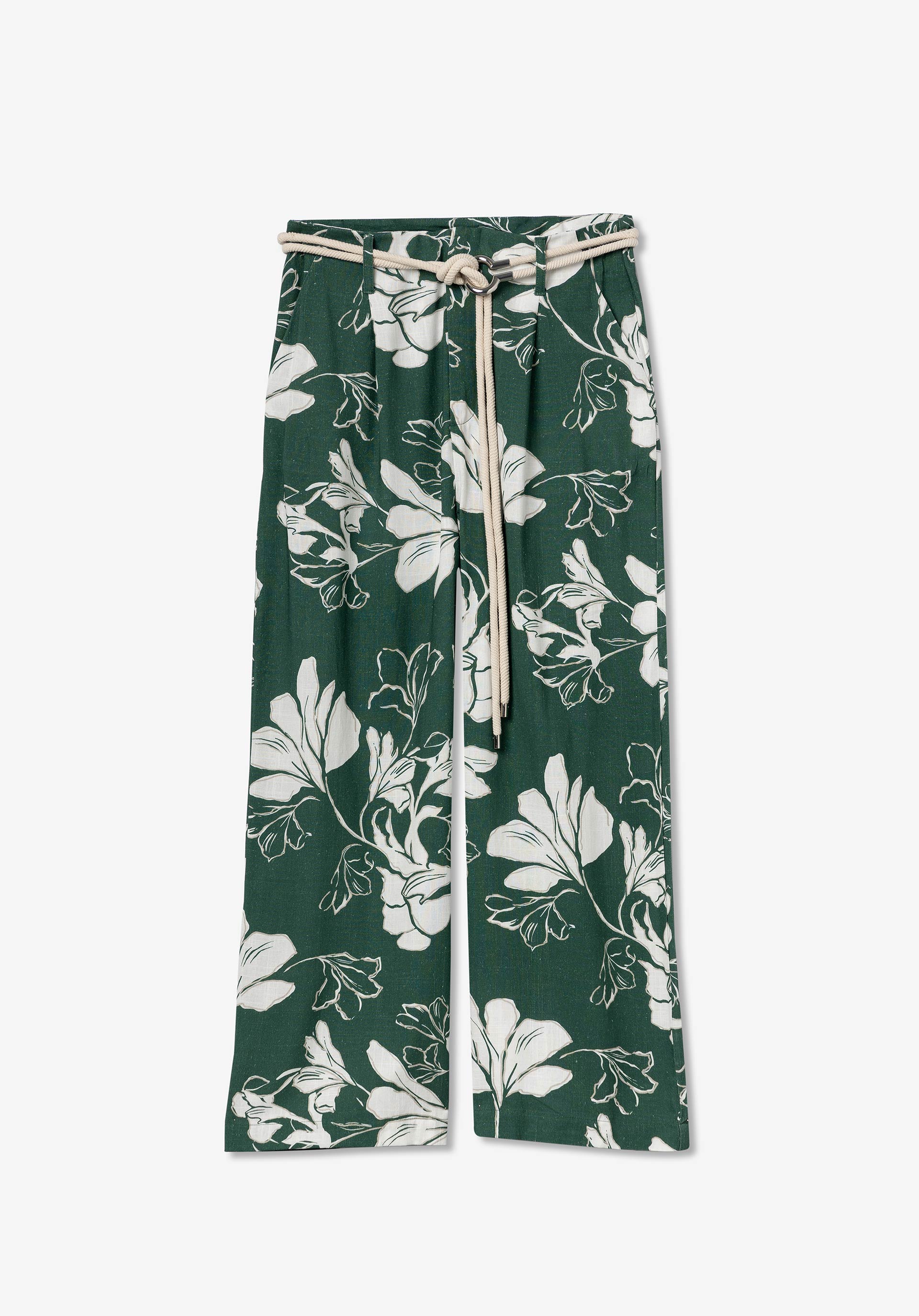 Pantalón Floral Verde Joana
