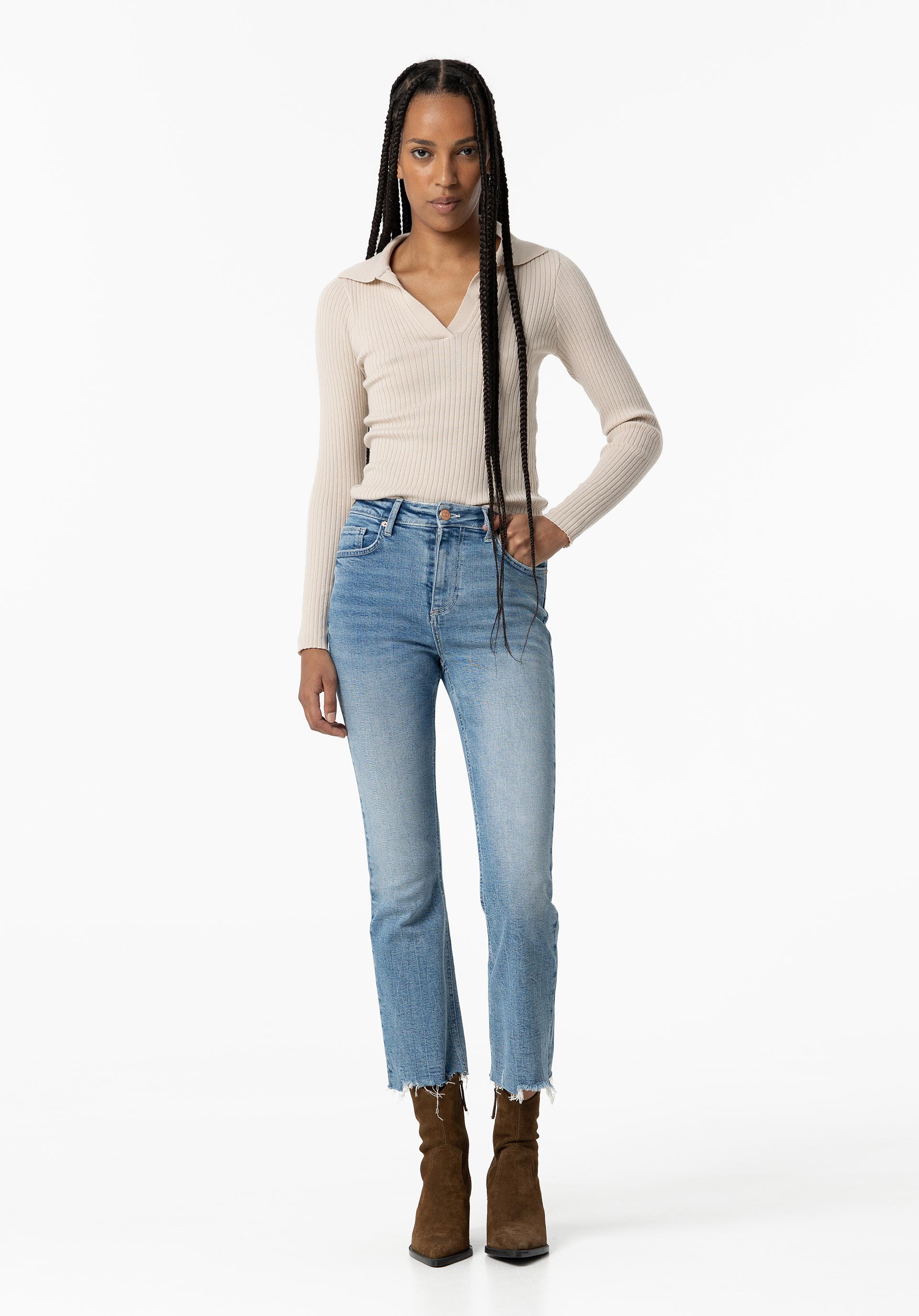 Jeans Flare Megan Azul