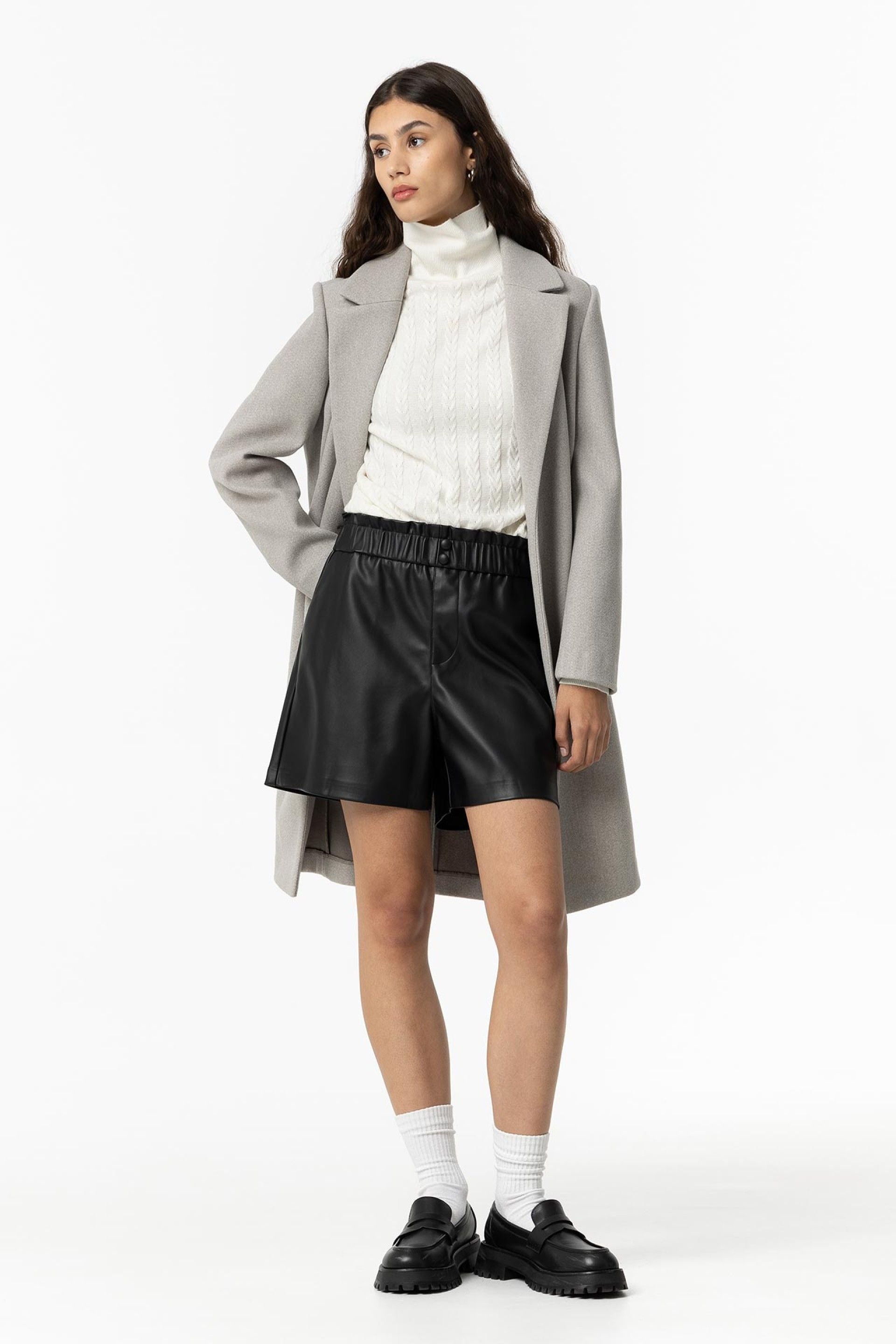 Short Polipiel Milka Negro