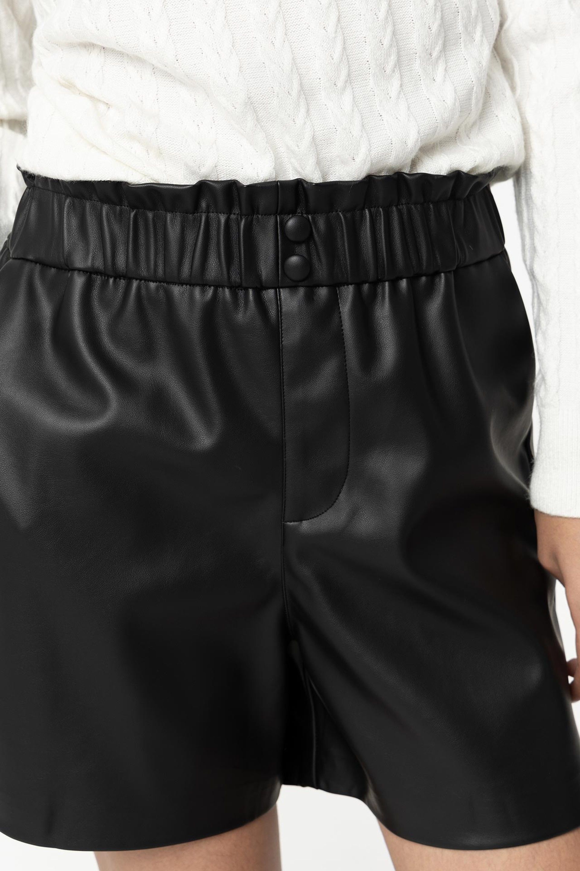 Short Polipiel Milka Negro