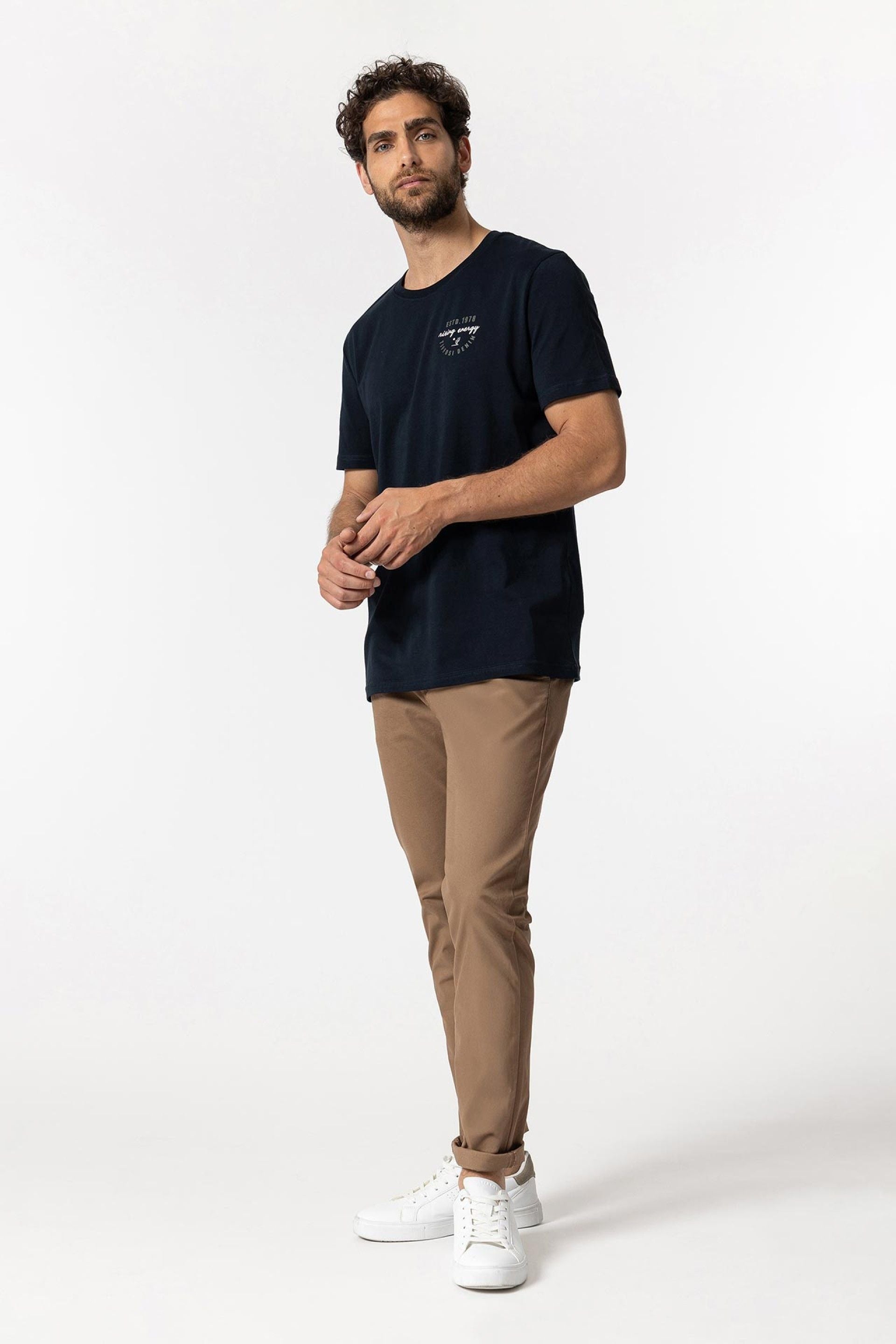 Pantalon Chino Beige Oscuro