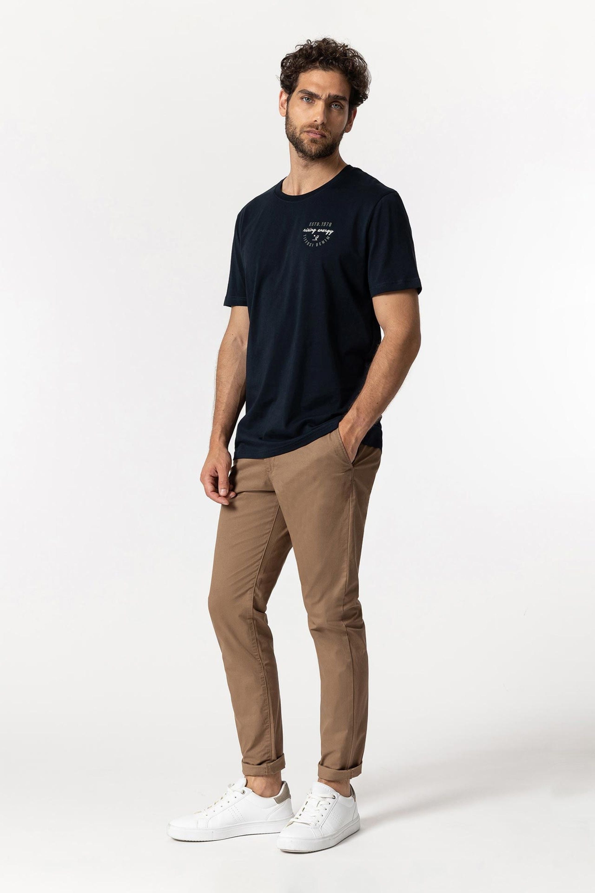 Pantalon Chino Beige Oscuro