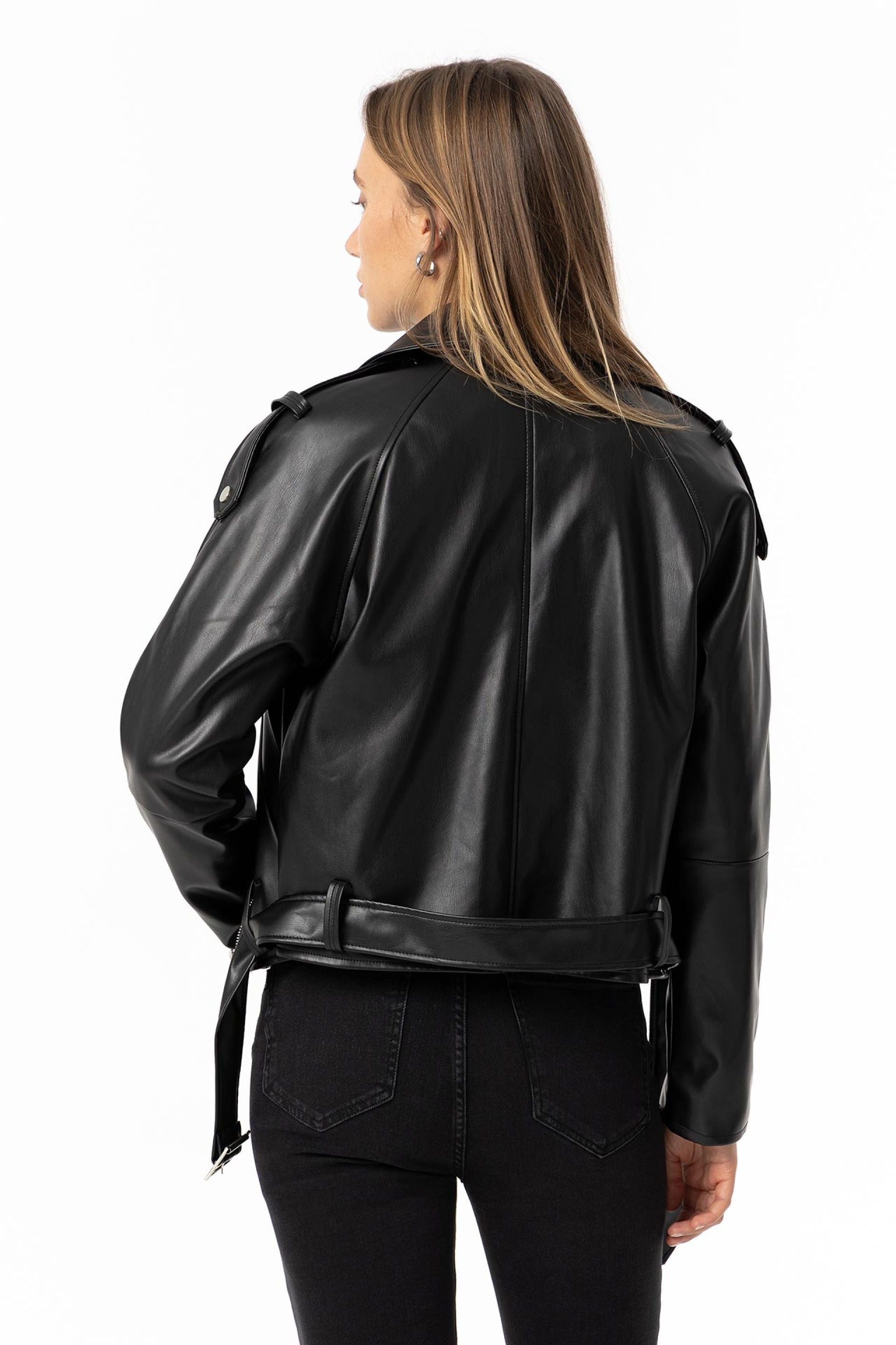 Chaqueta Polipiel Bree Negra