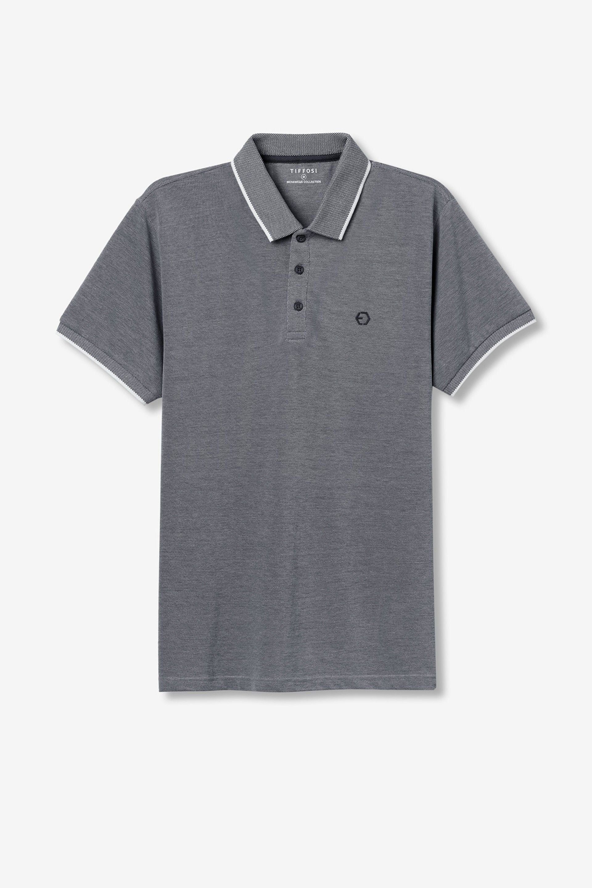 Polo Theo Azul Grisáceo