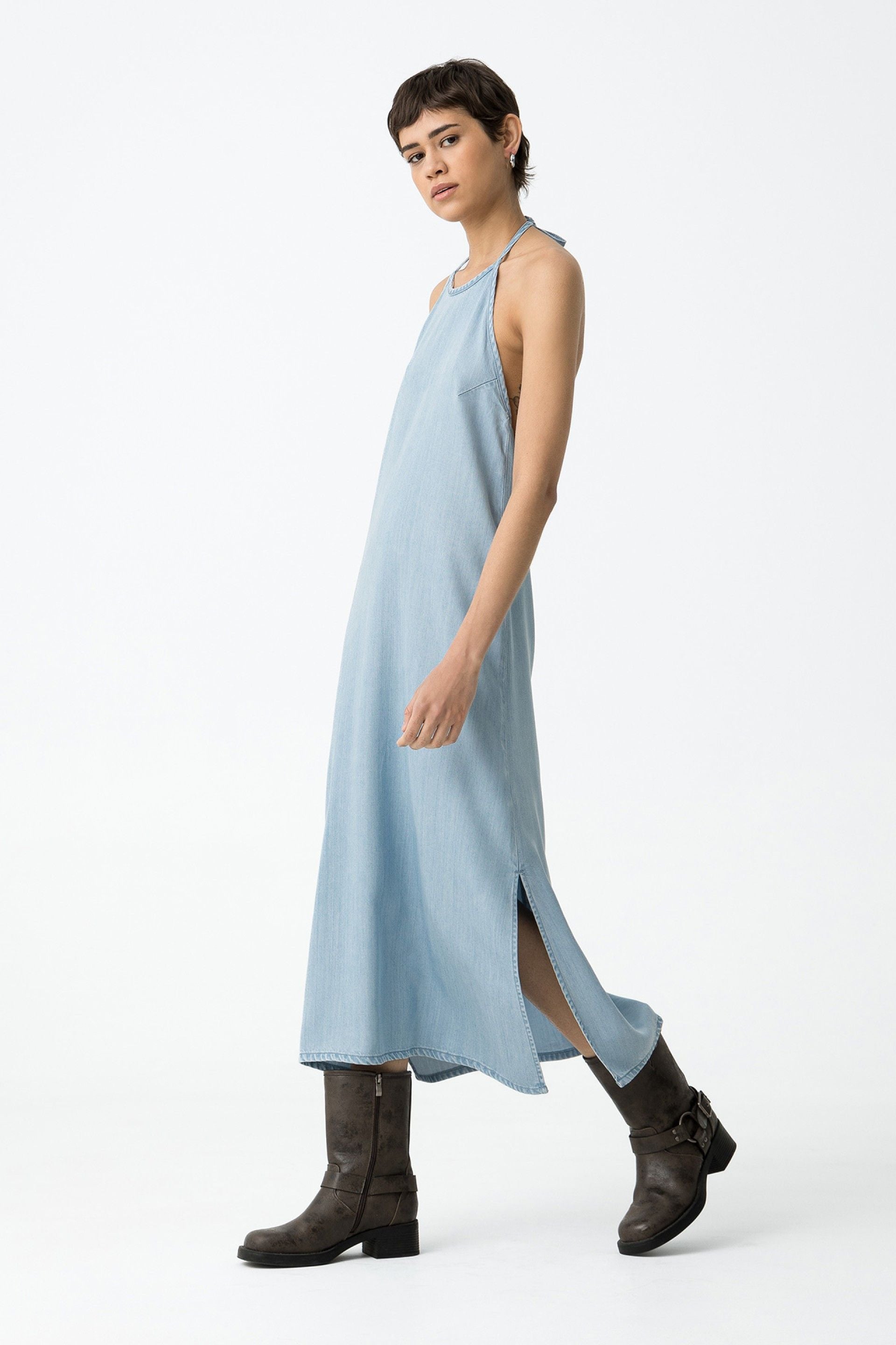 Vestido Largo Mary Denim