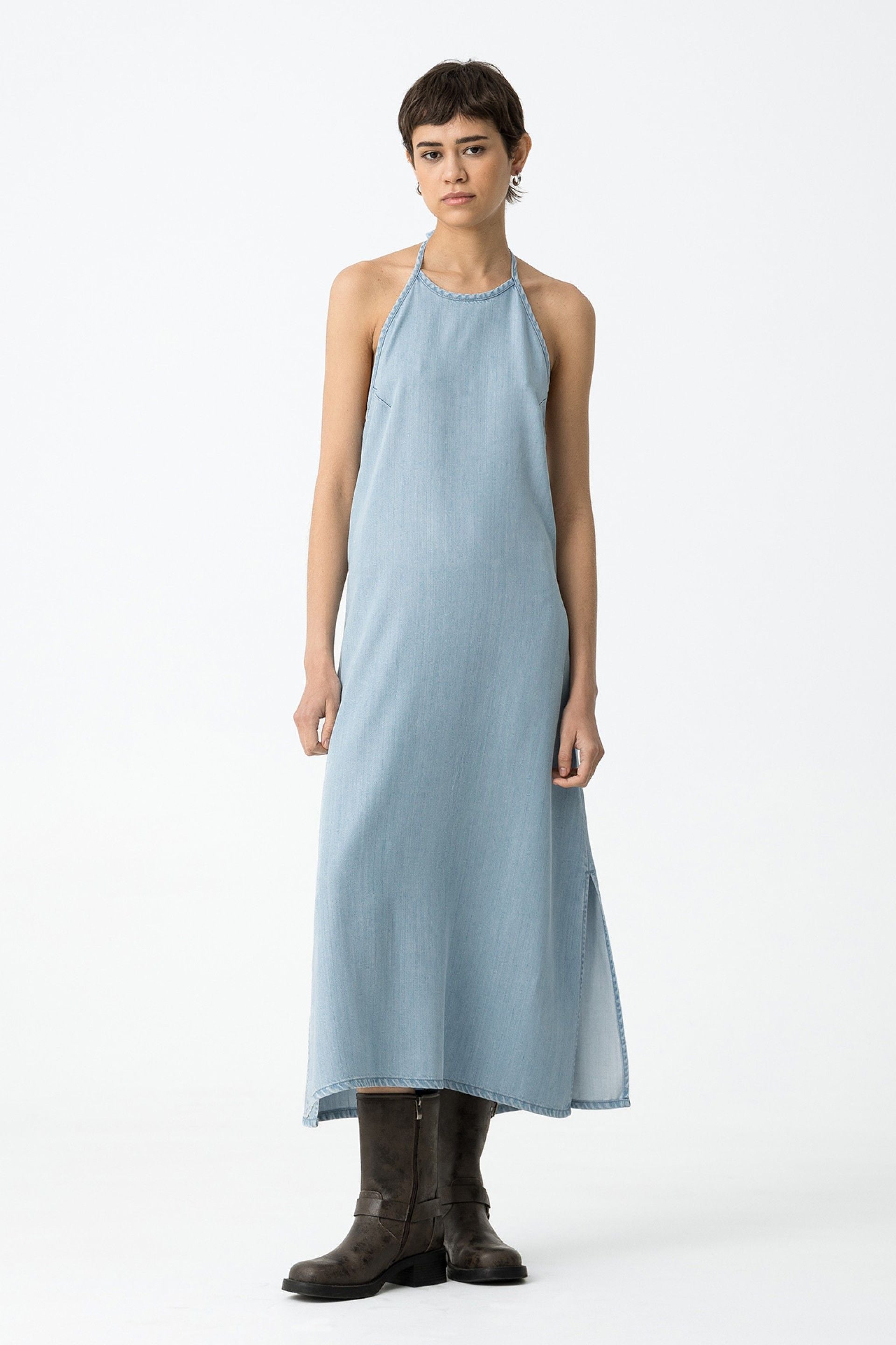 Vestido Largo Mary Denim