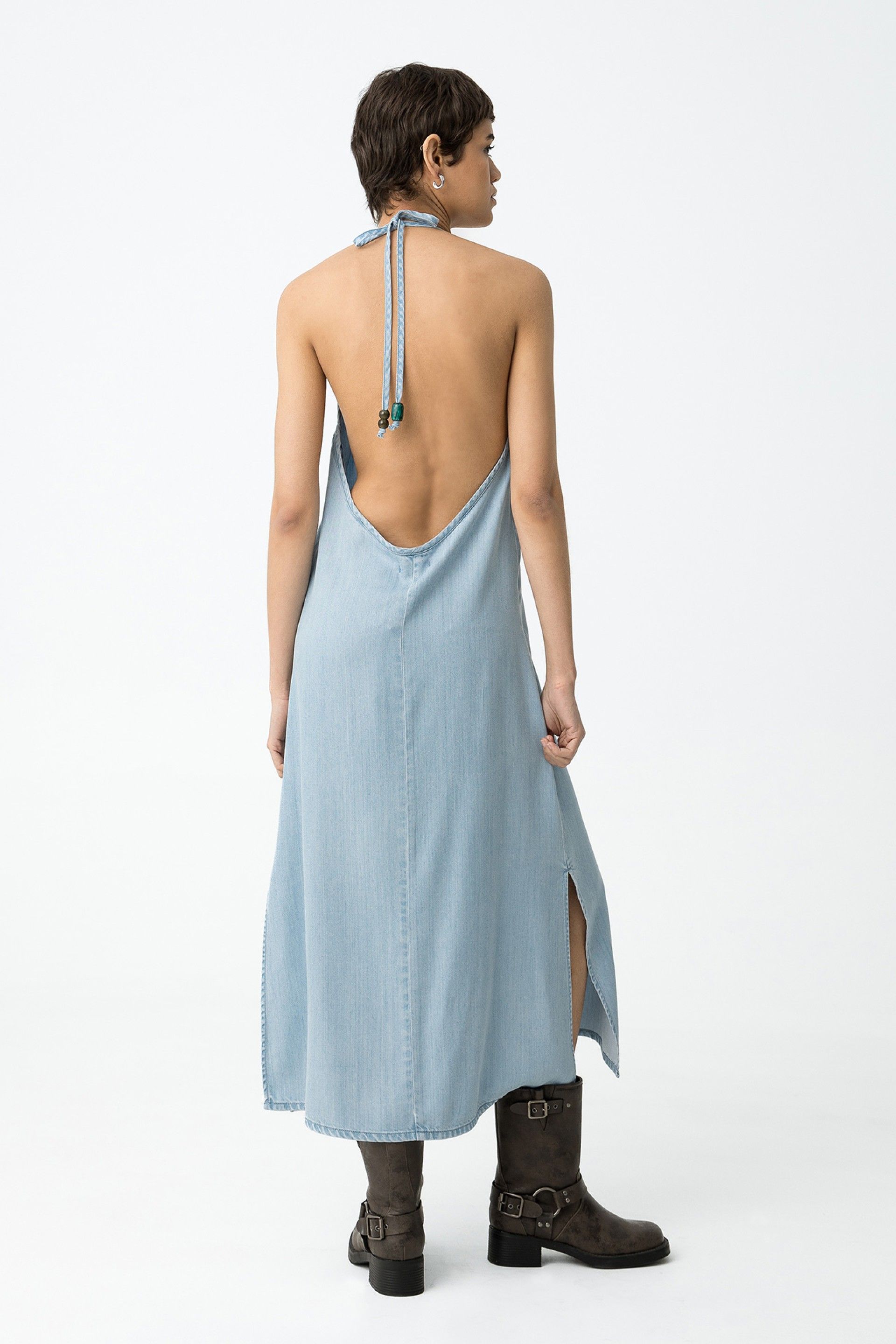Vestido Largo Mary Denim