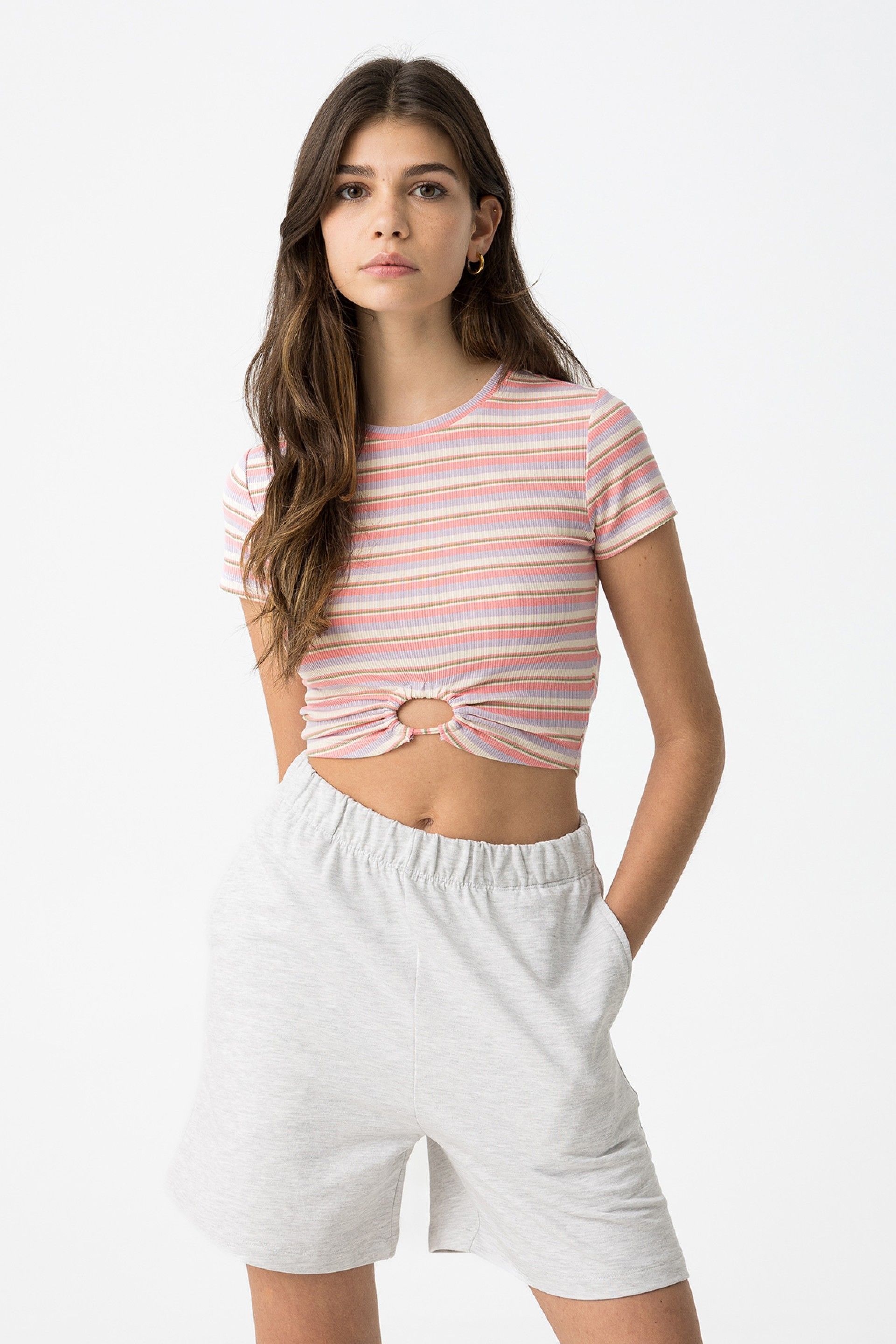 Camiseta Belize Rosa/Lila