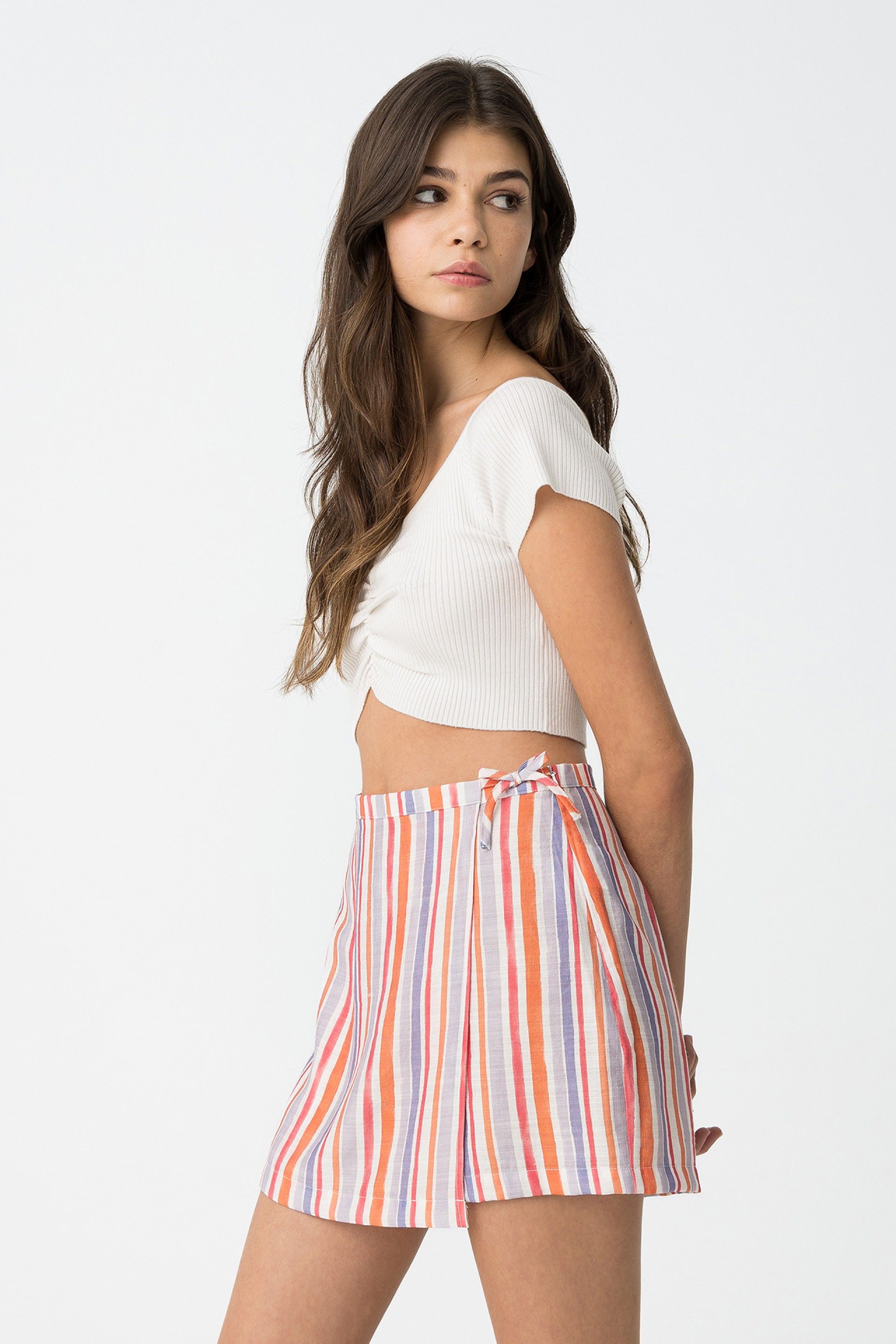 Falda Pantalón Rayas Bella