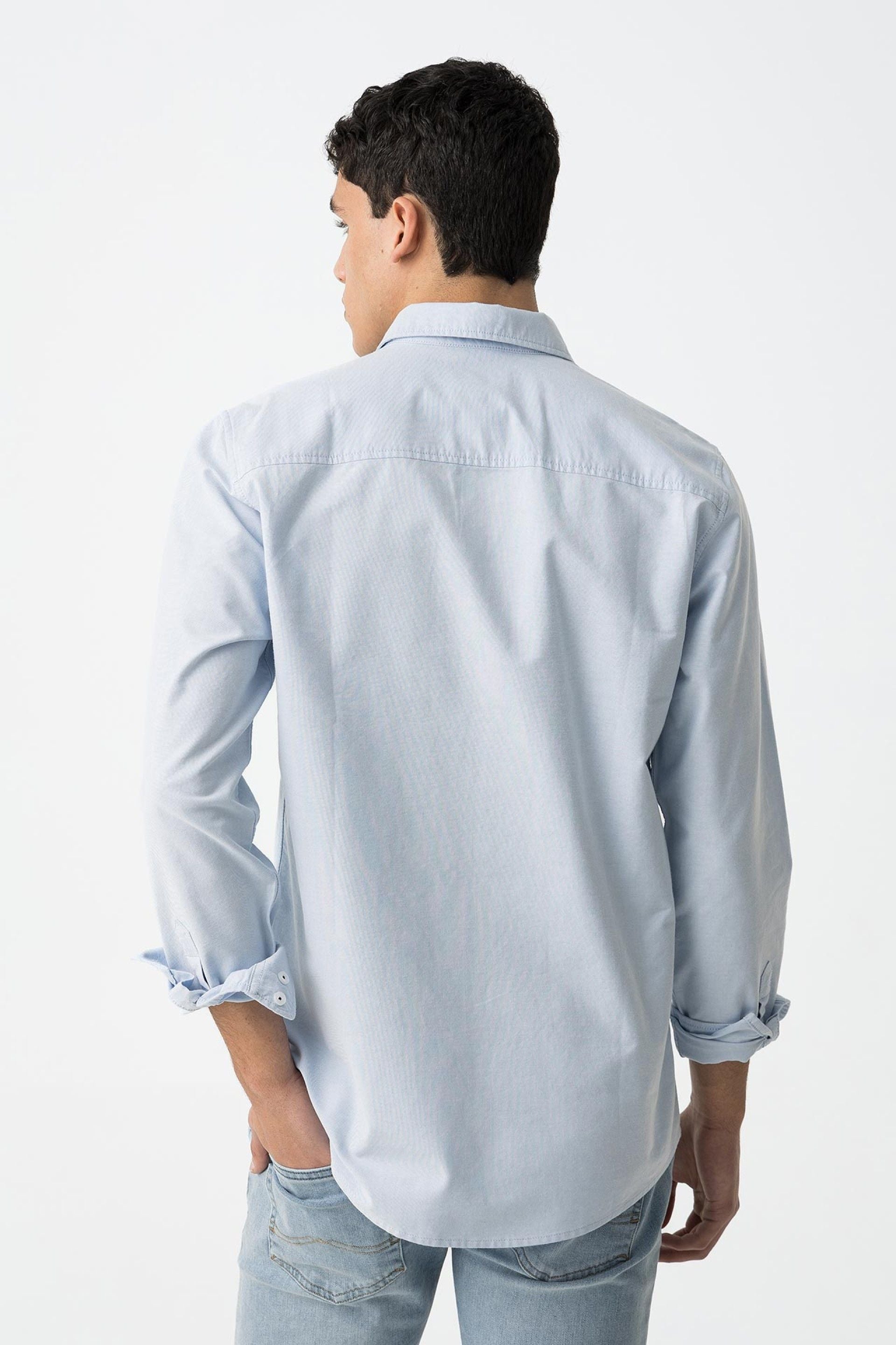 Camisa Tommy Azul Bebe