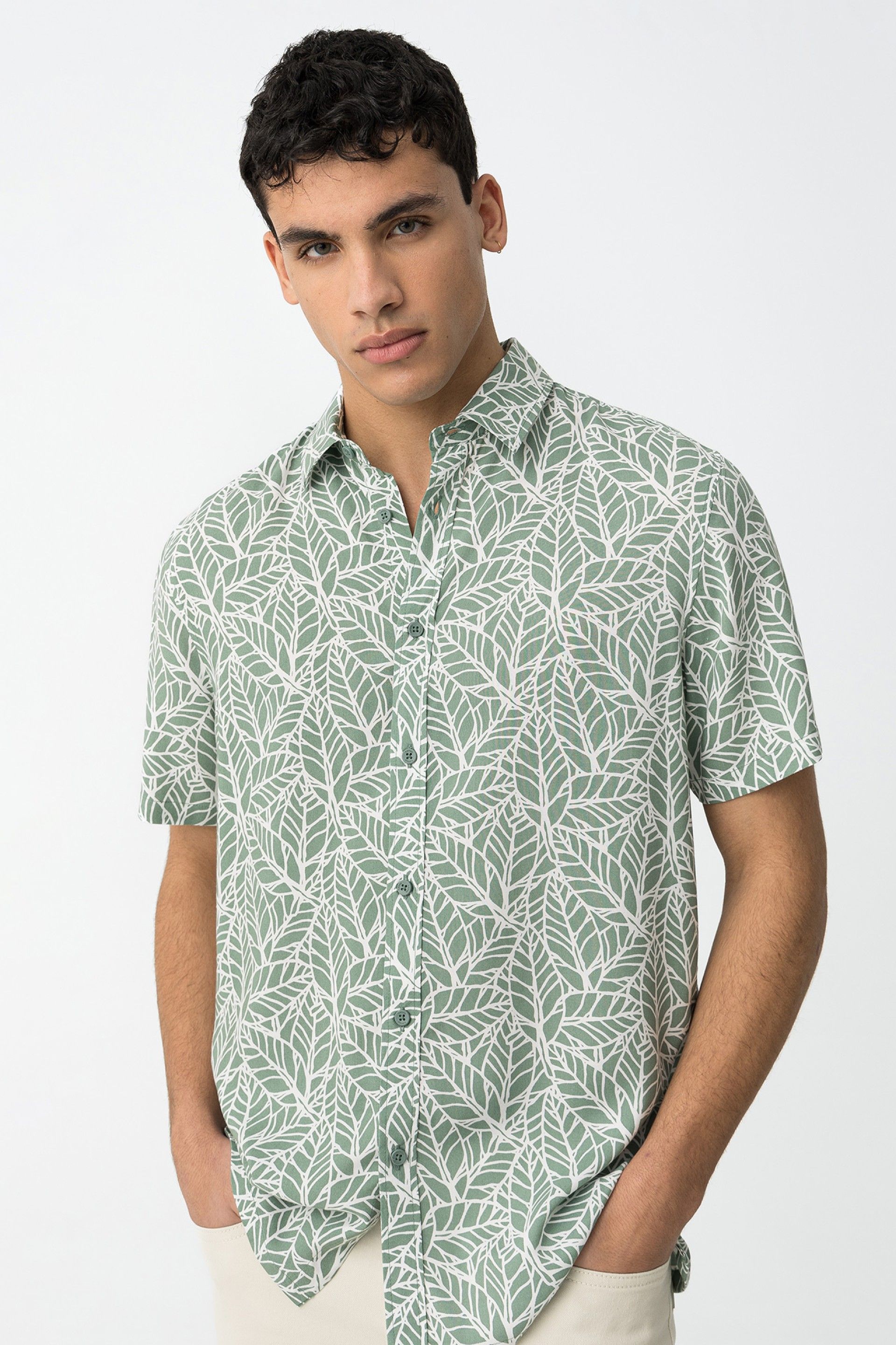Camisa Mauritius Verde Pistacho