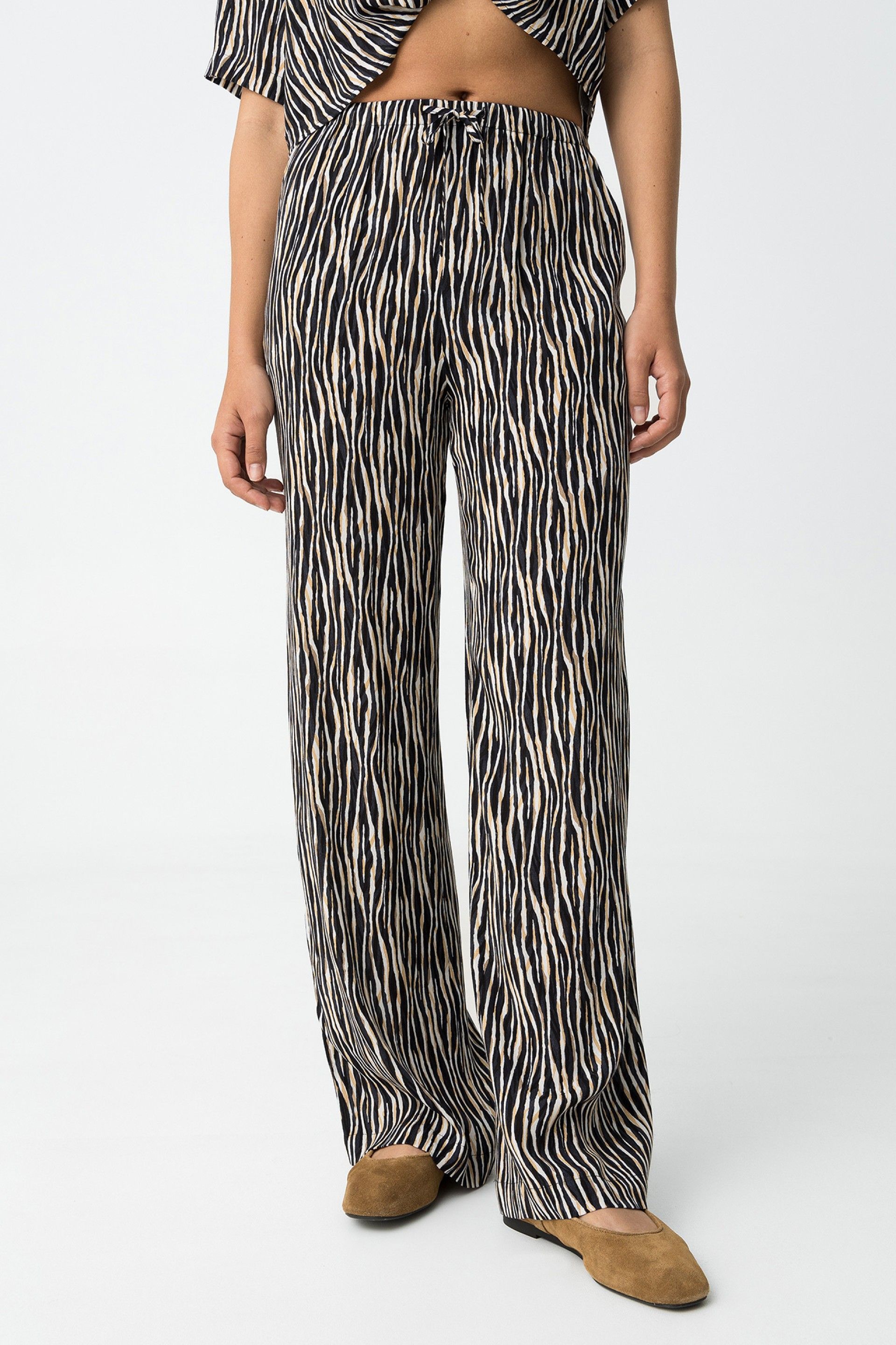 Pantalón Zebra Negro