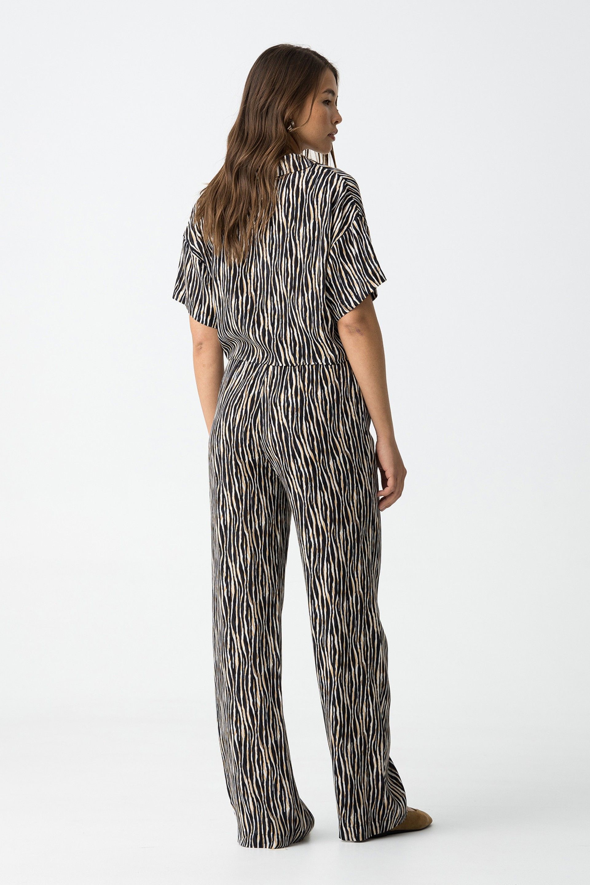 Pantalón Zebra Negro