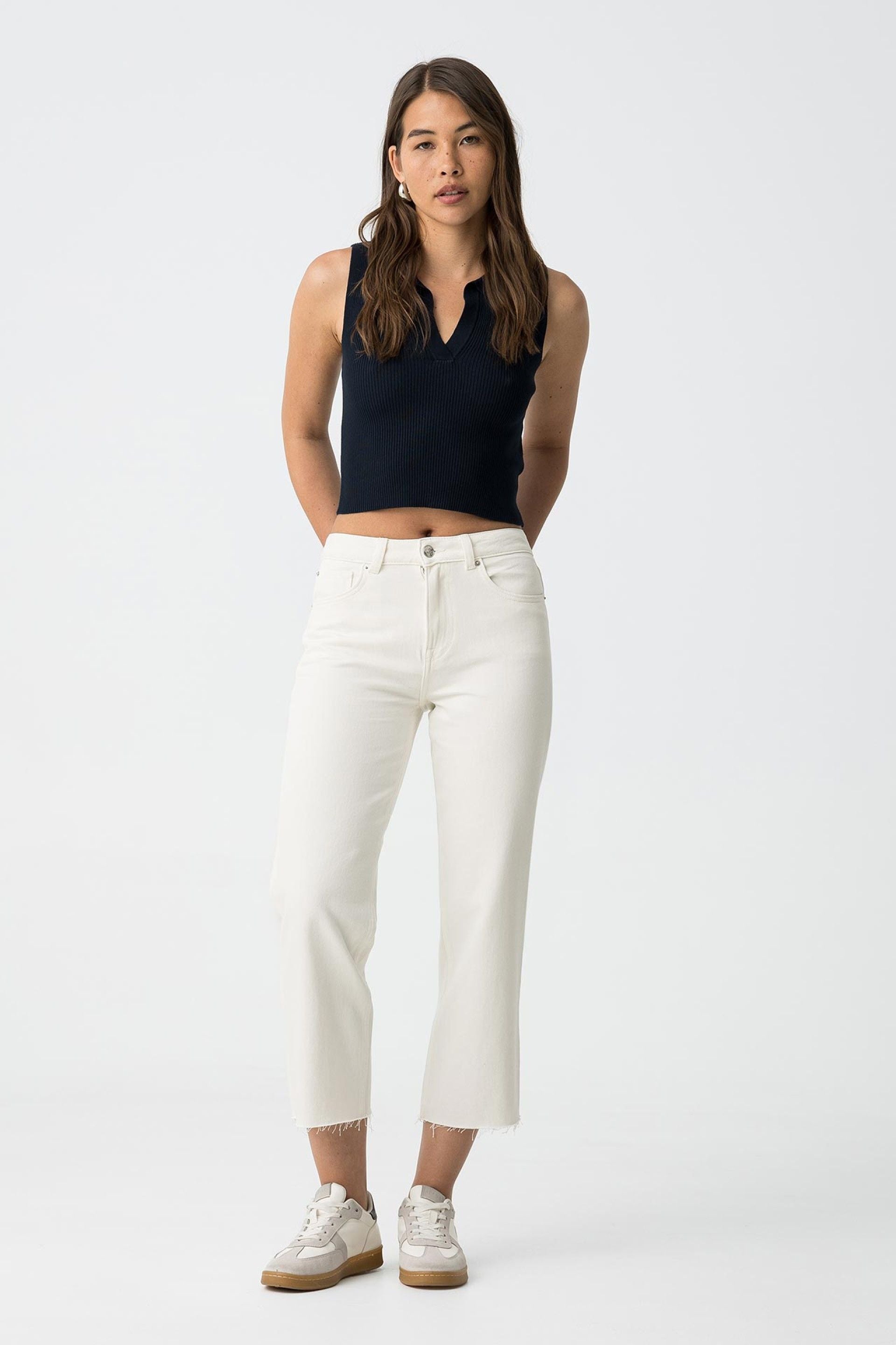 Jeans SOLANGE Blanco