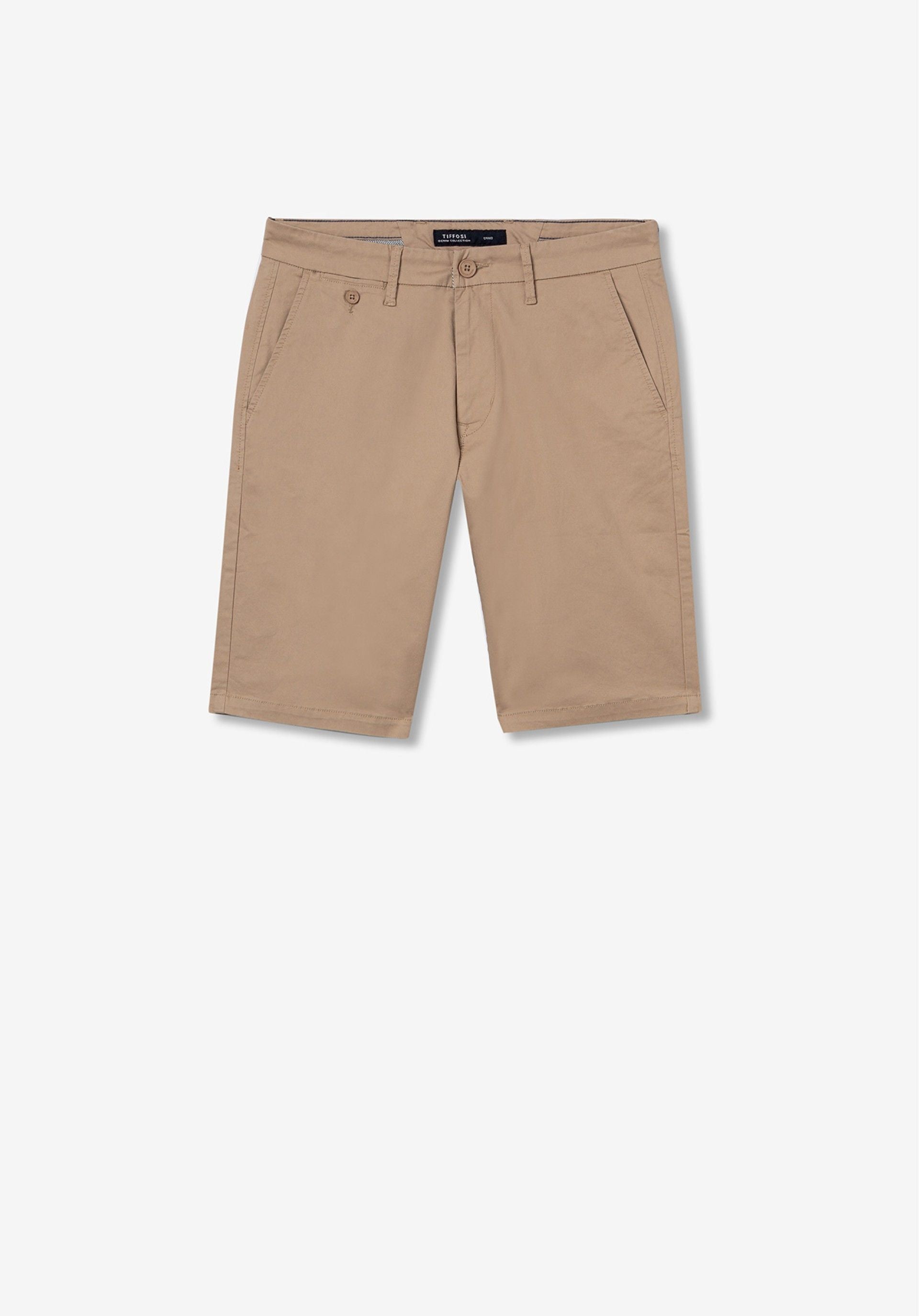 Bermuda Chino Slim Beige Oscuro 145