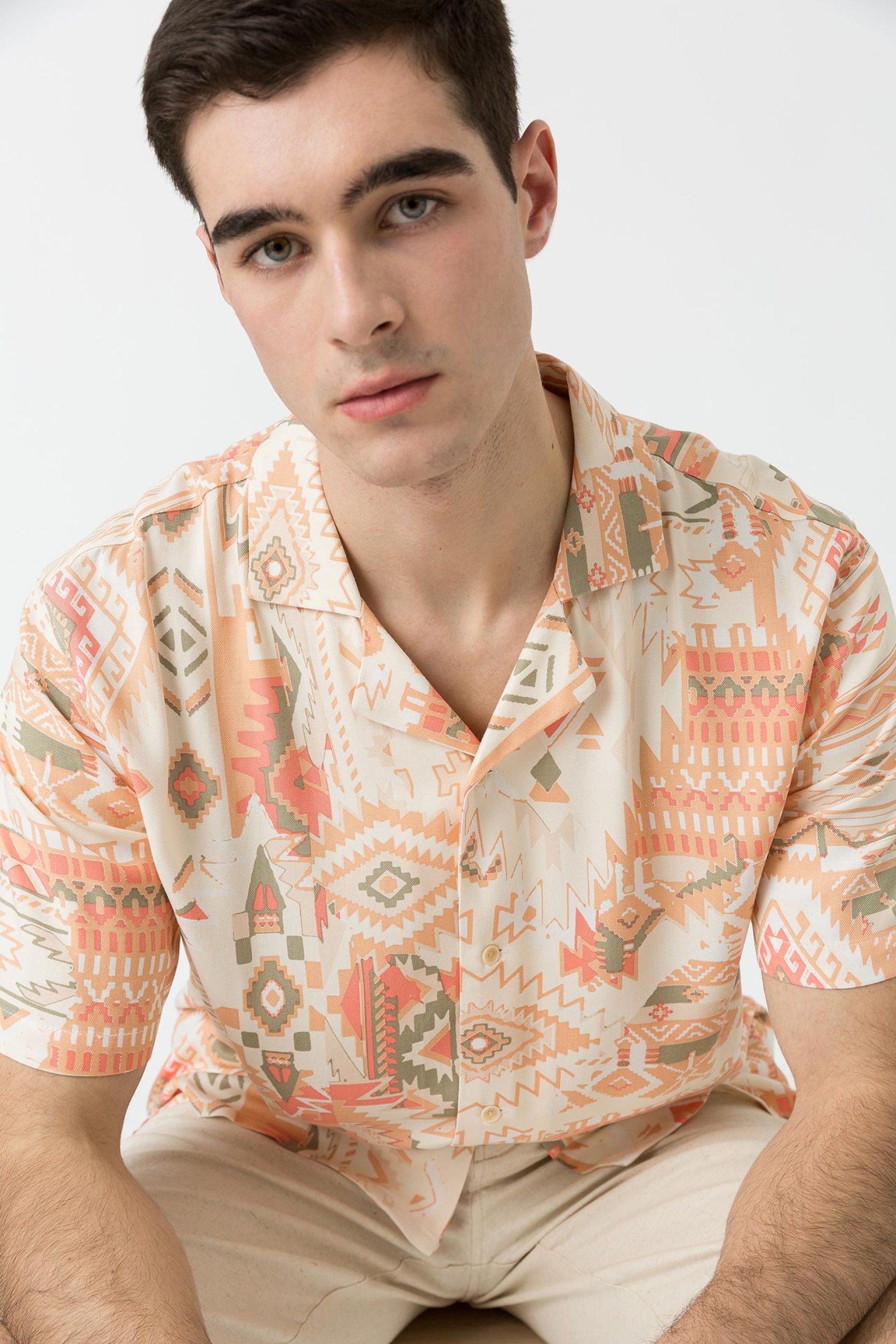 Camisa Malibu Étnica