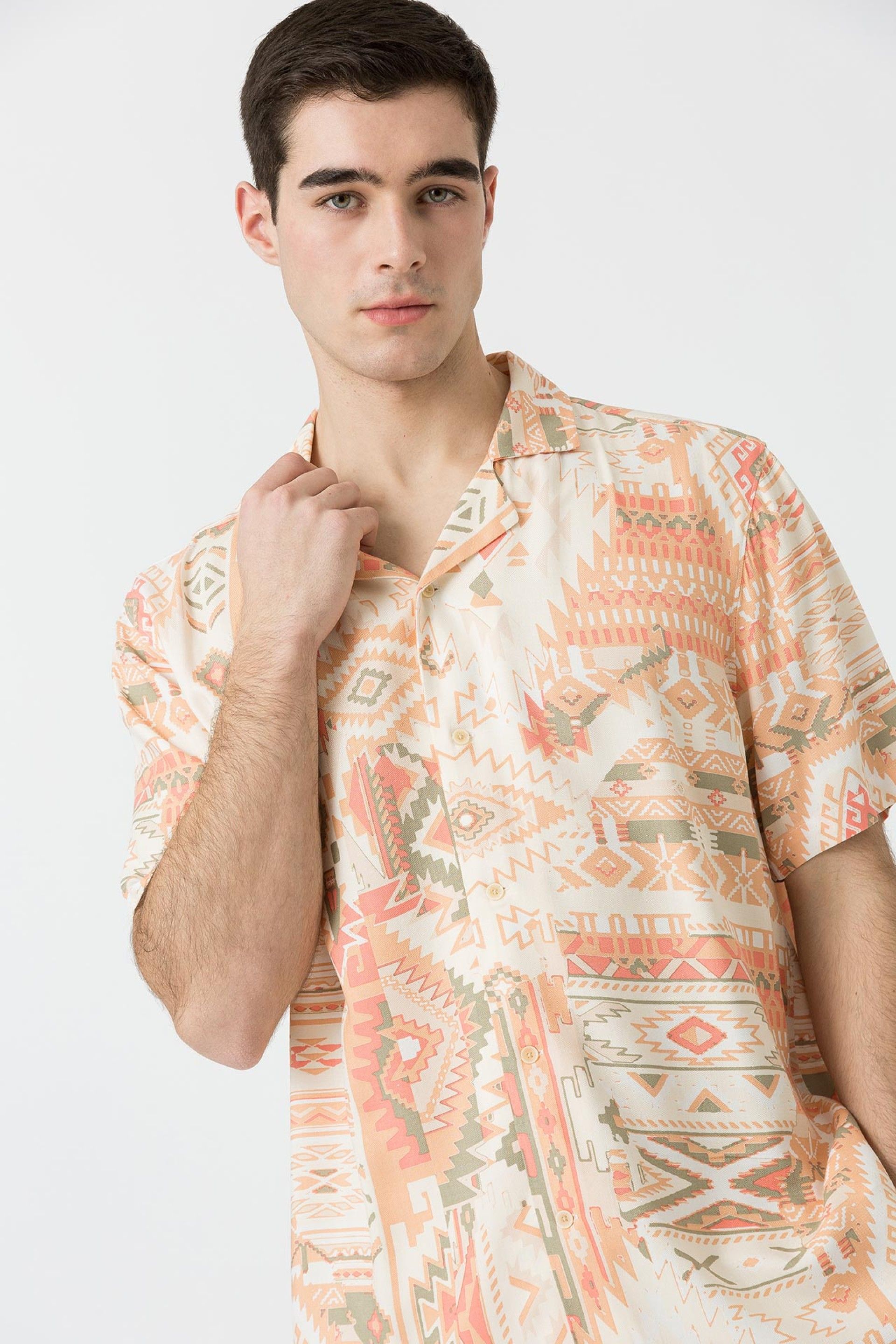 Camisa Malibu Étnica