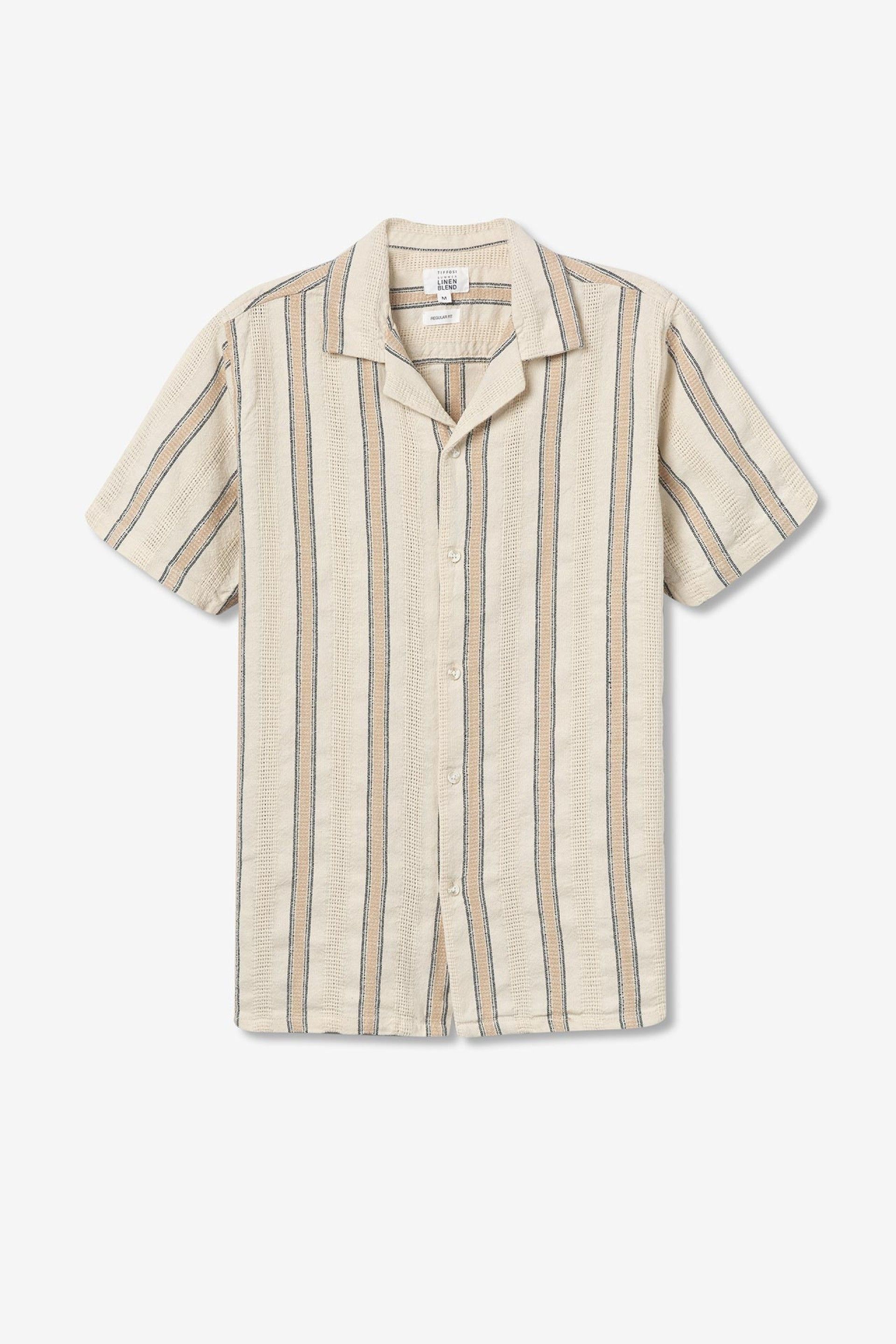 Camisa Manu Rayas Beige