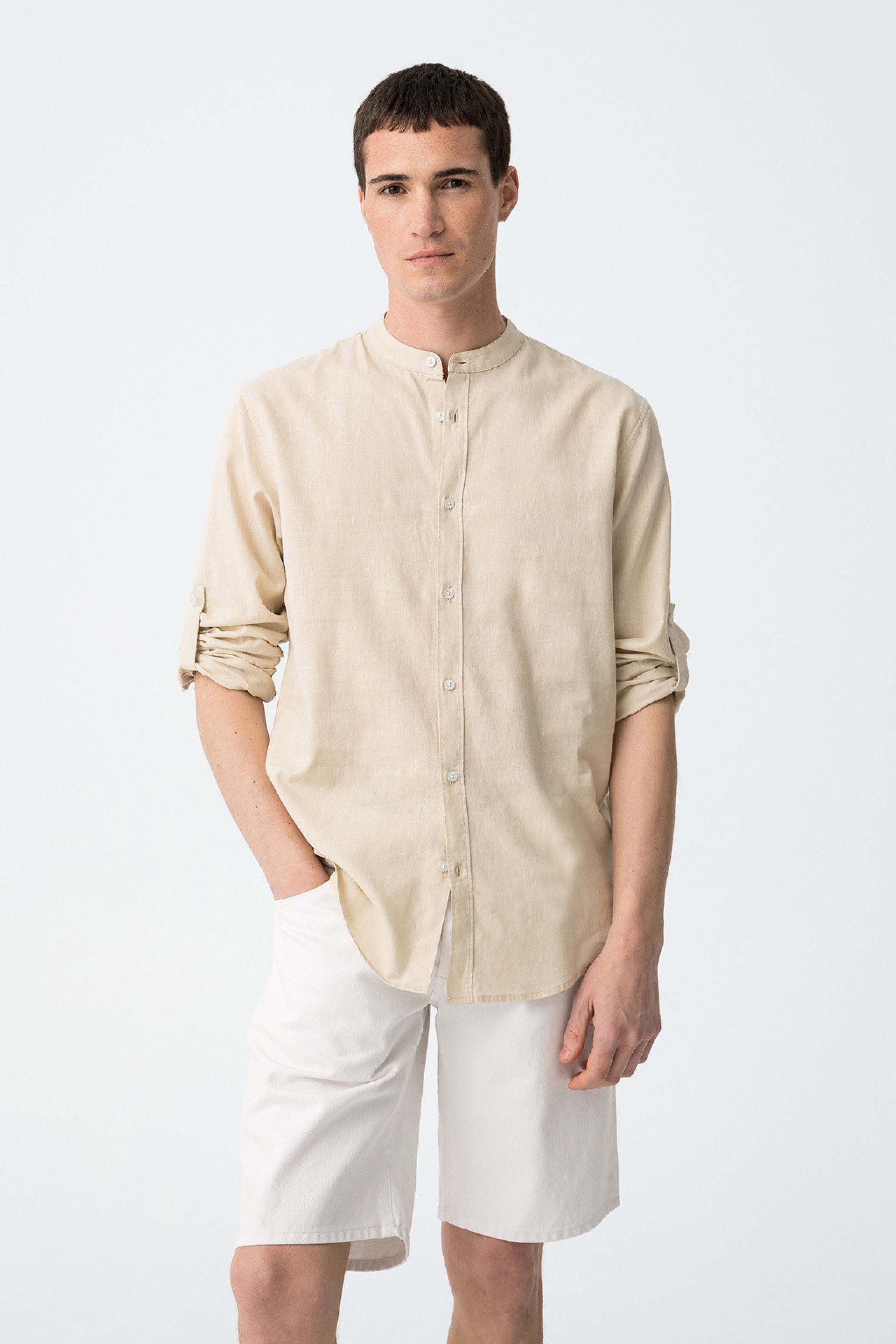 Camisa Bishop Beige