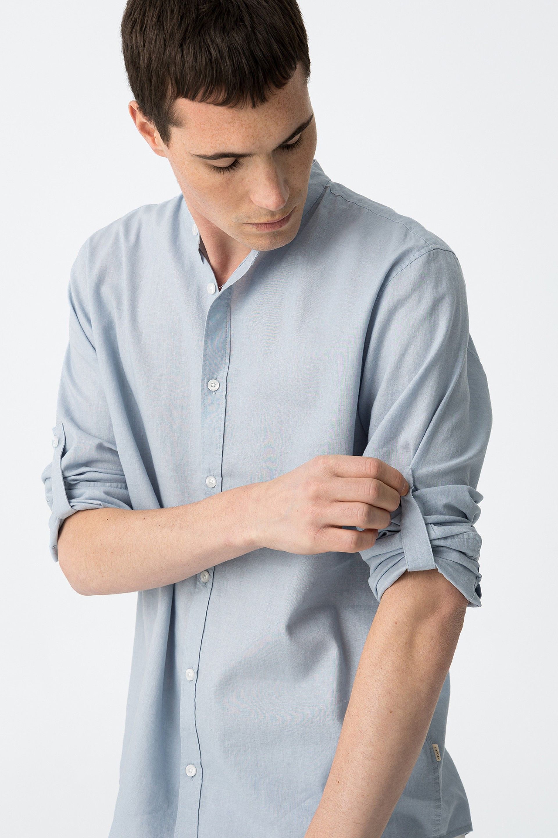 Camisa Bishop Azul