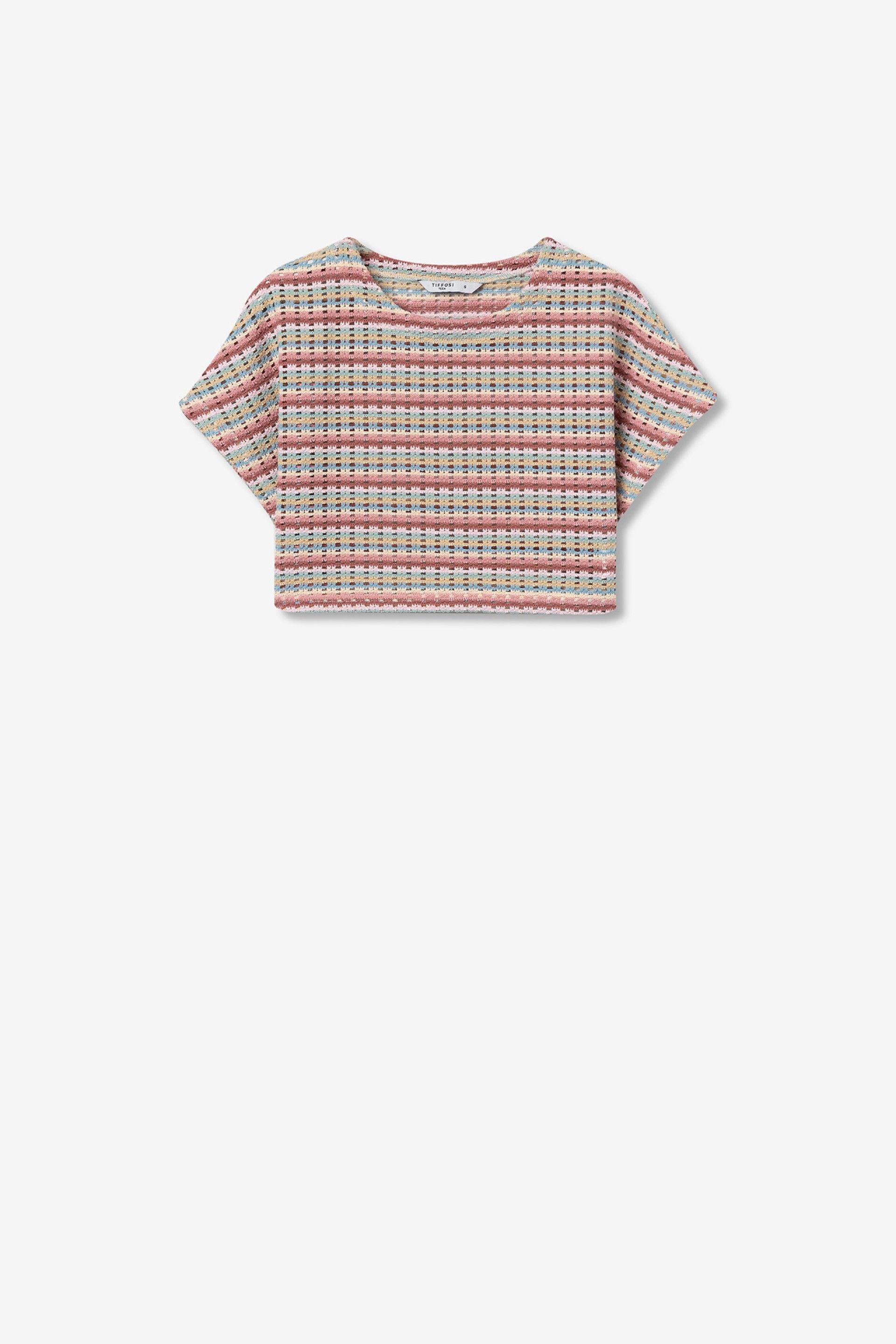 Camiseta Crop Mali Multicolor