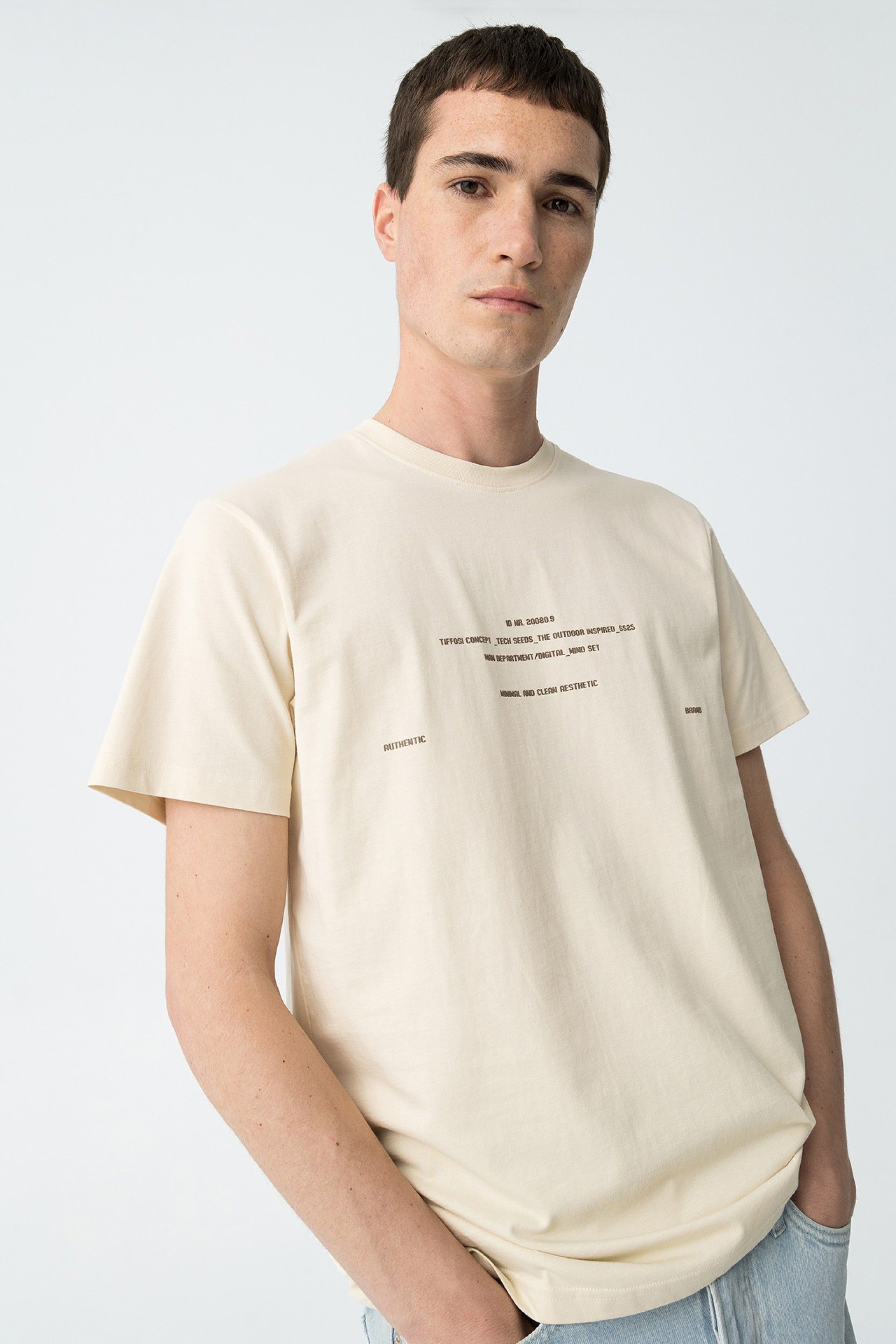 Camiseta Weston Beige