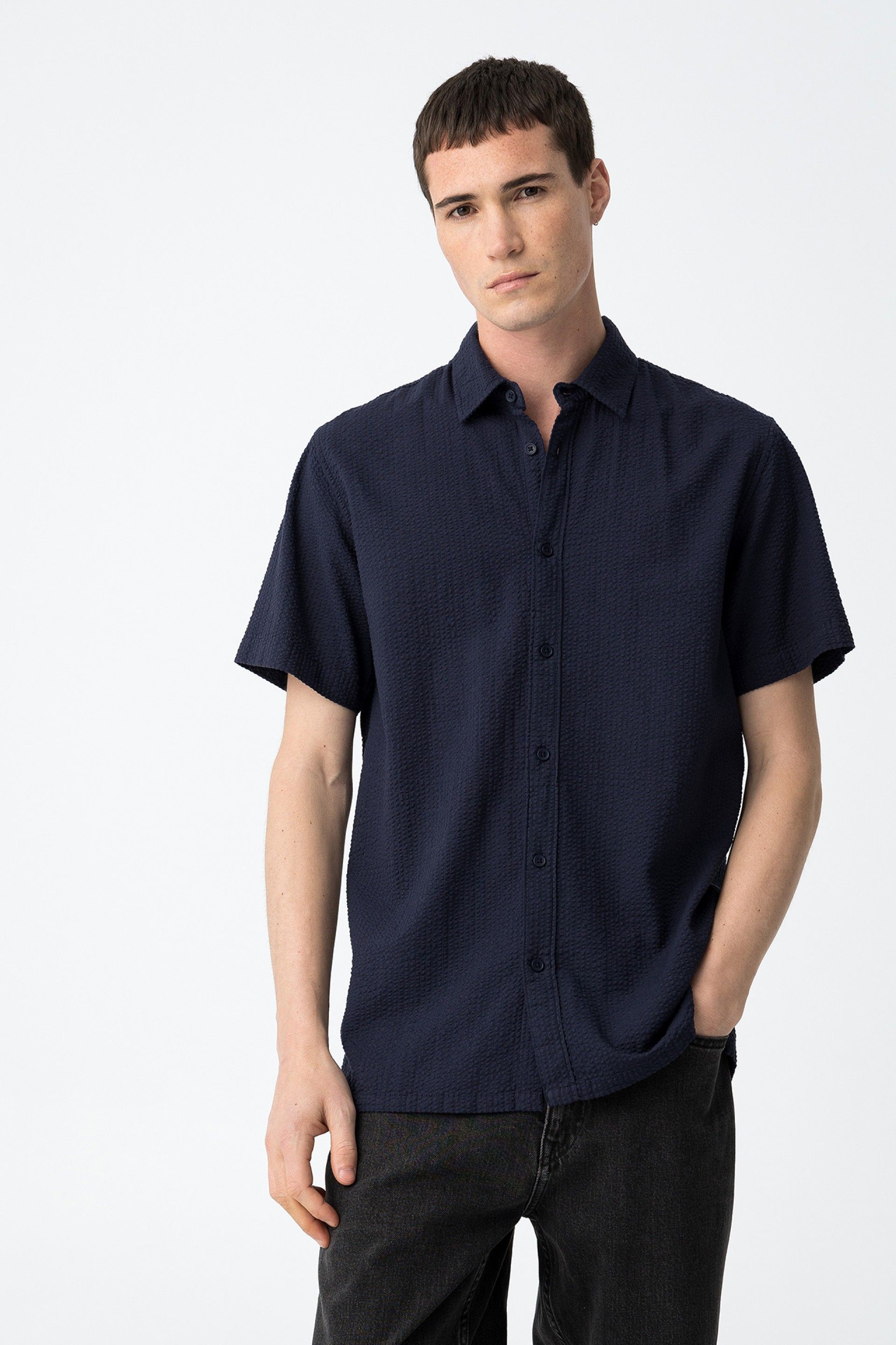 Camisa Miles Marino