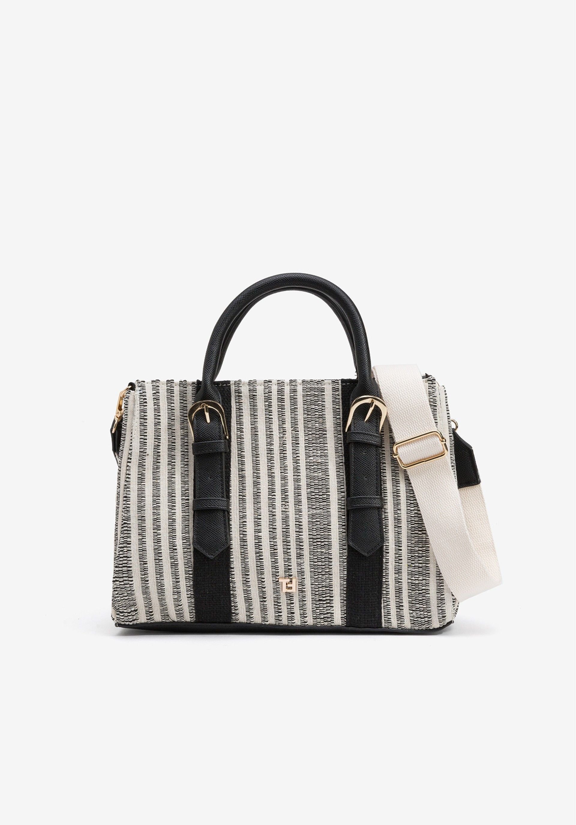 Bolso Jacqueline Rayas Negro