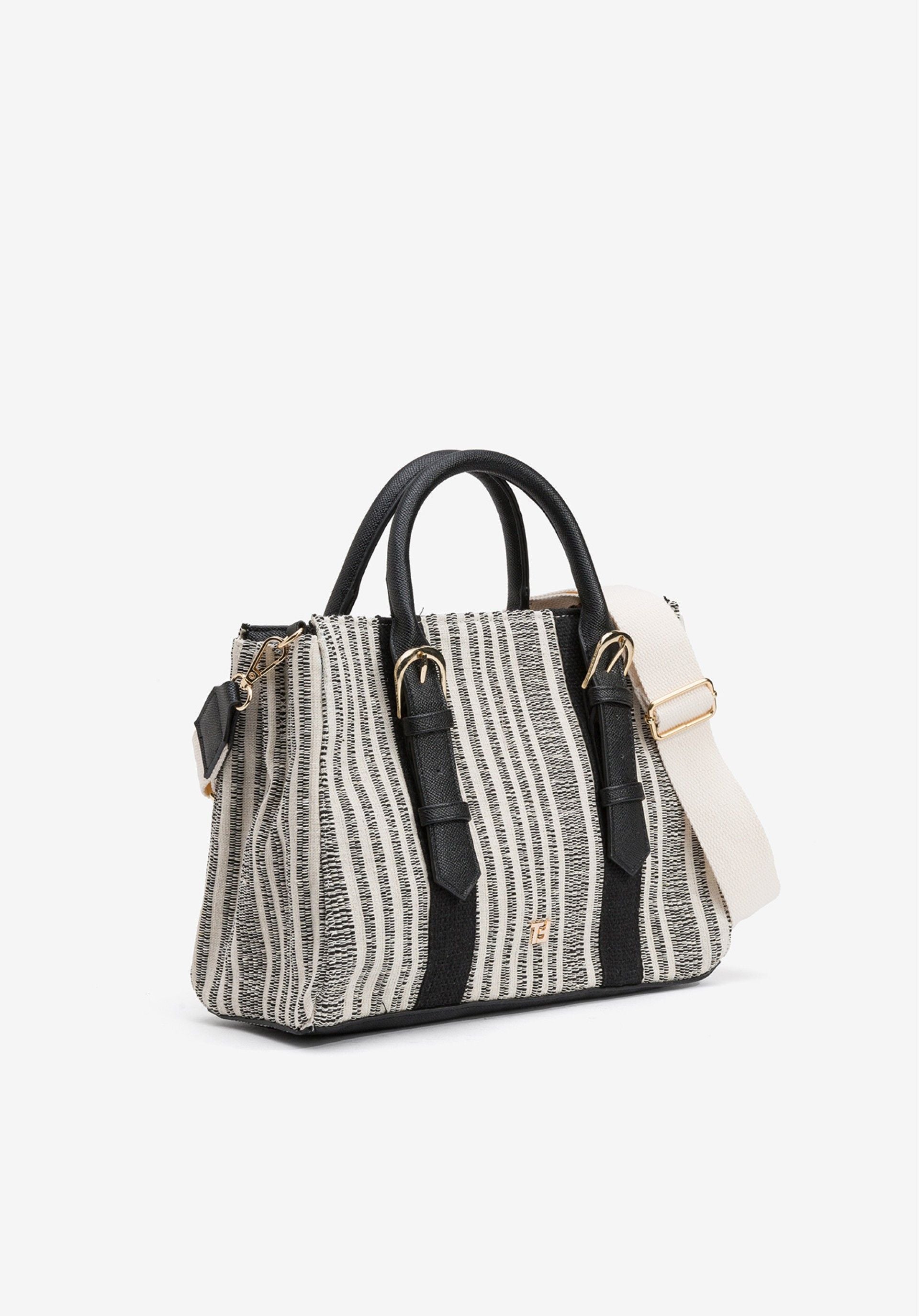 Bolso Jacqueline Rayas Negro