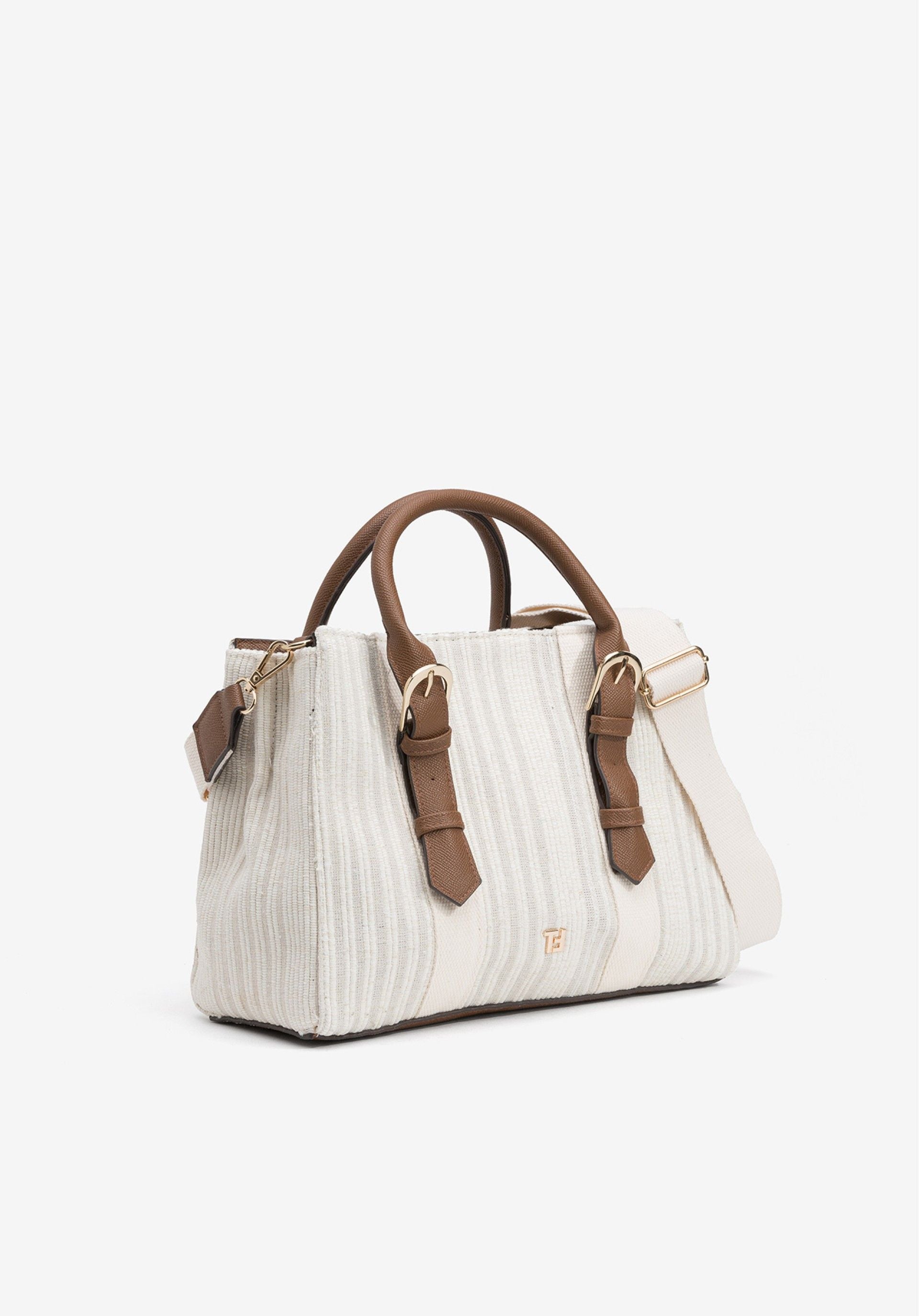 Bolso Jacqueline Rayas Beige