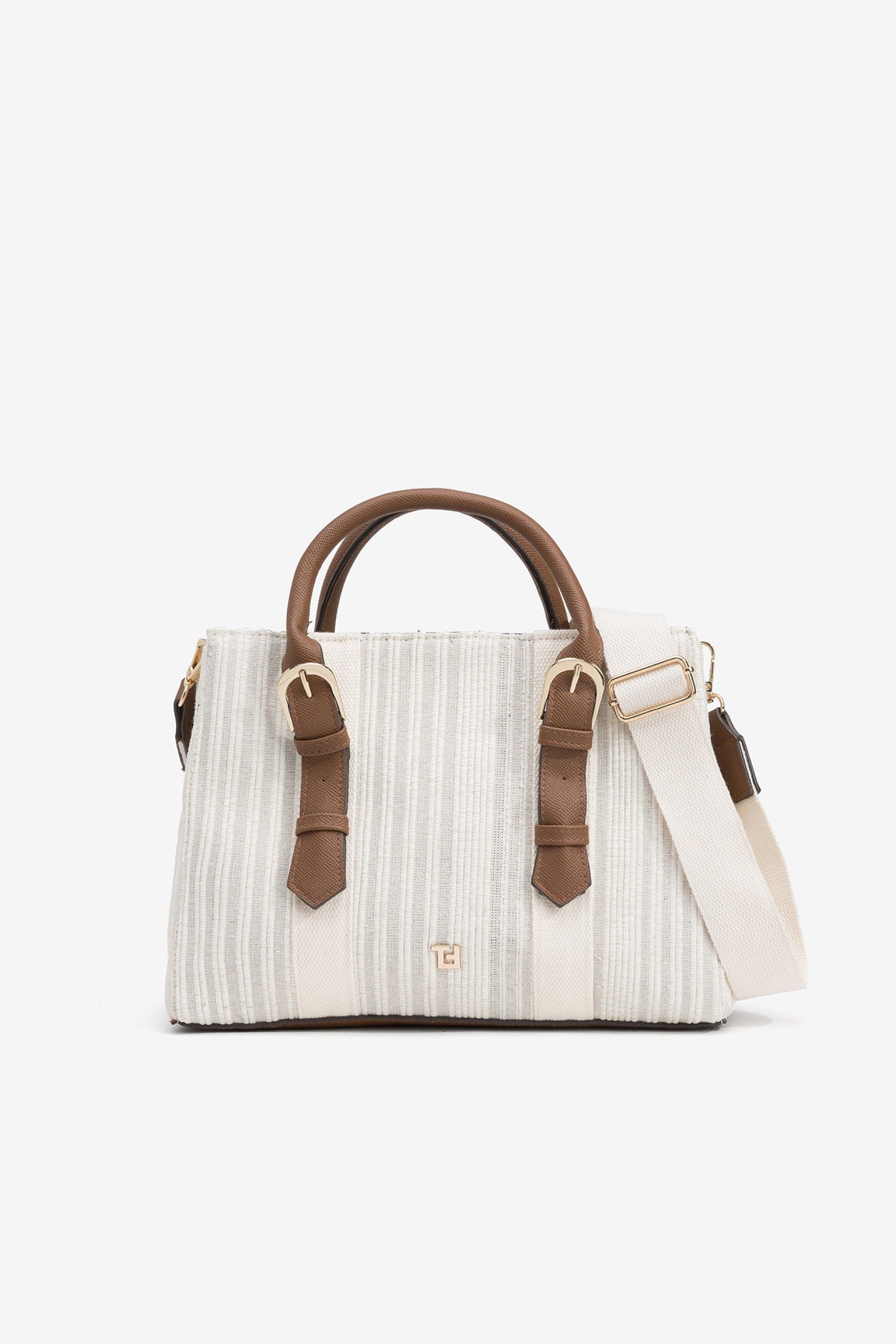 Bolso Jacqueline Rayas Beige