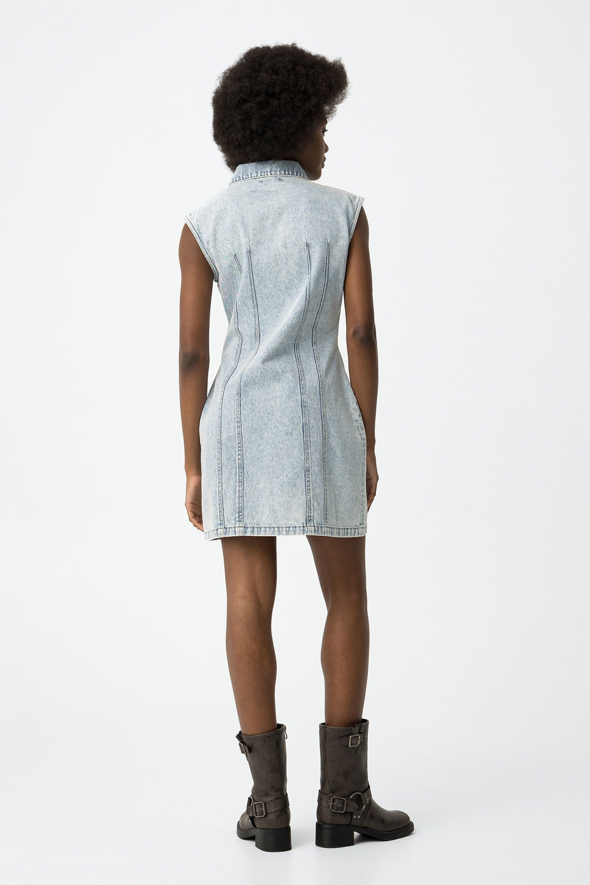 Vestido Corto Vaquero Athena