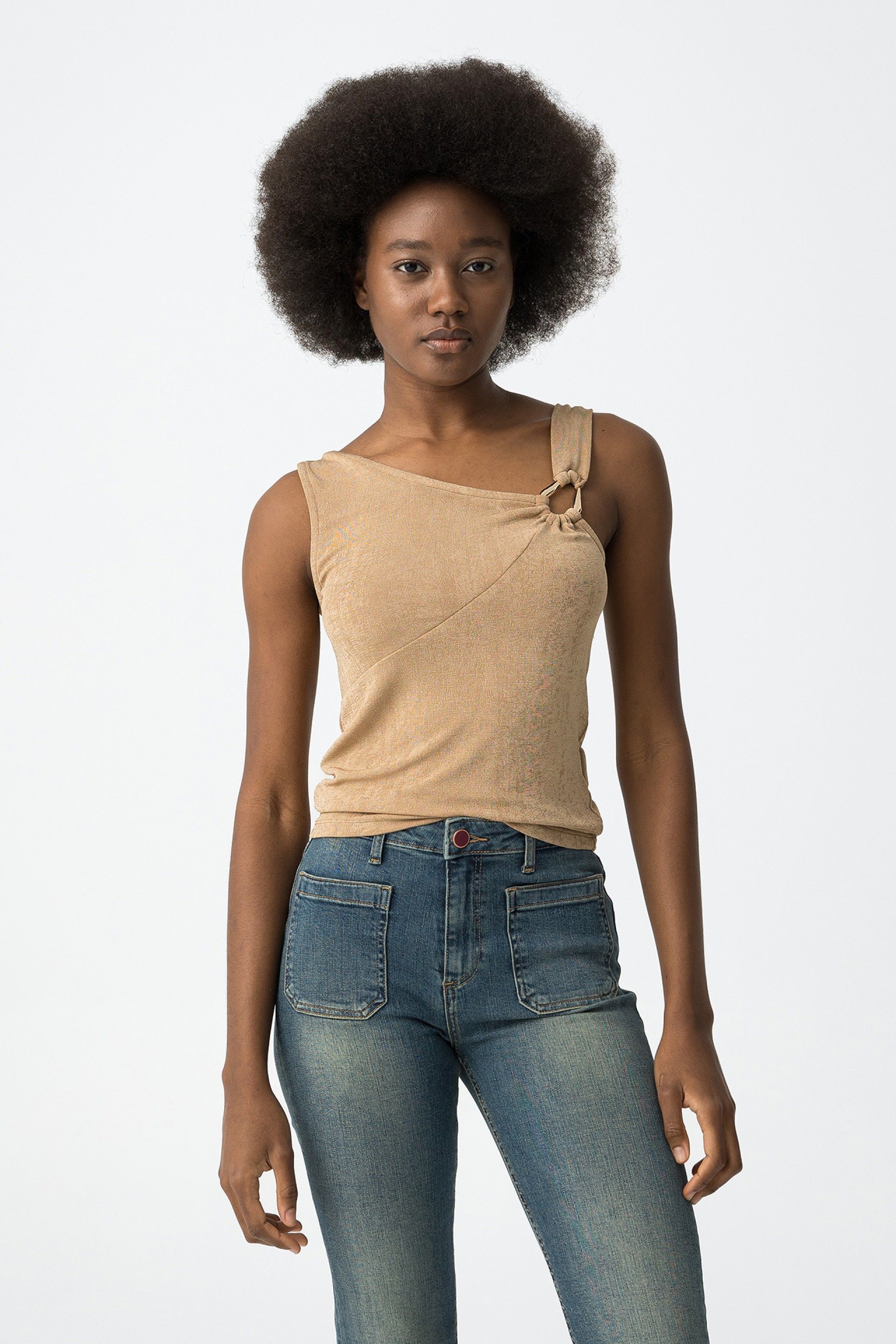 Top Fumy Beige