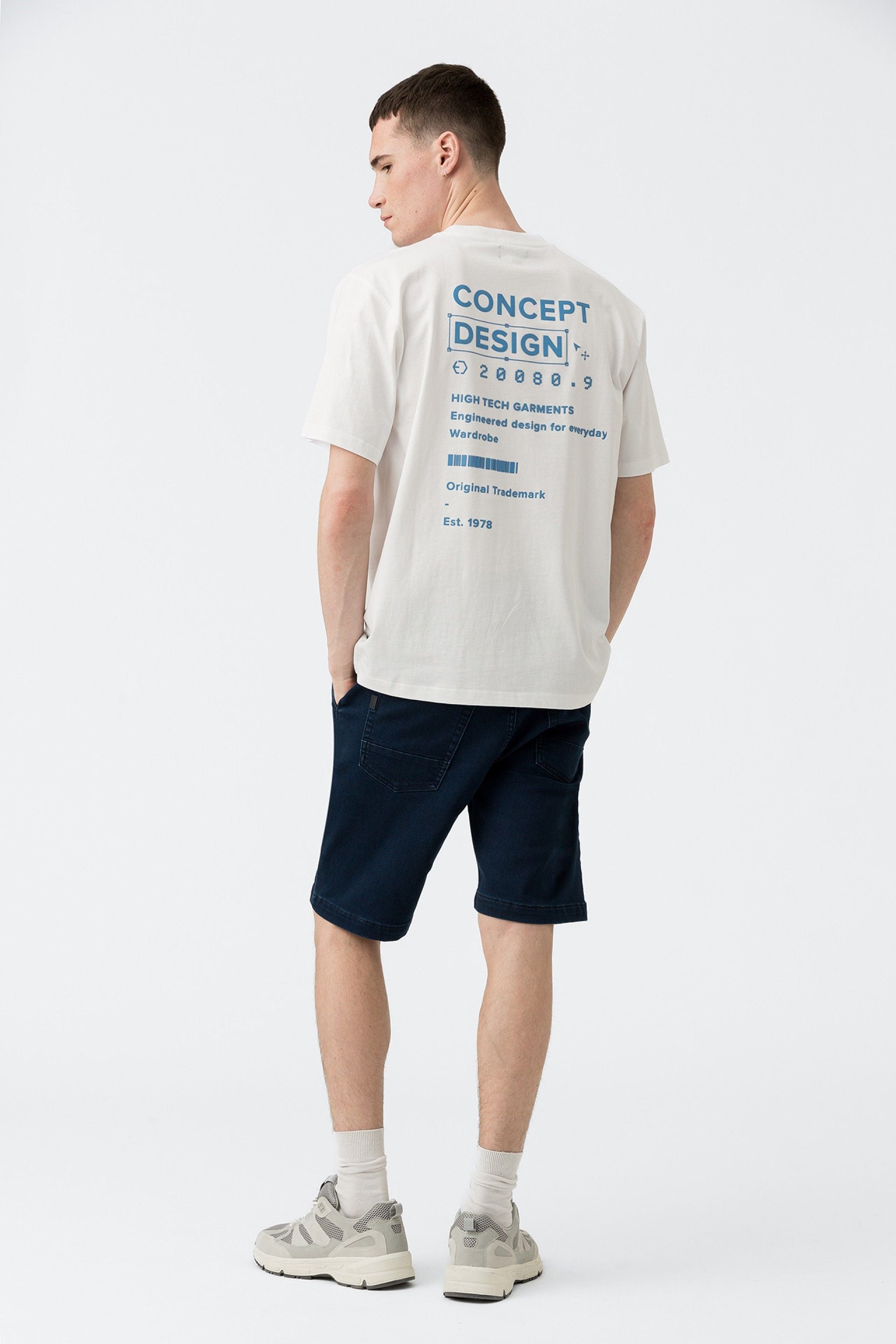 Short Indigo Denim 46 Oscuro