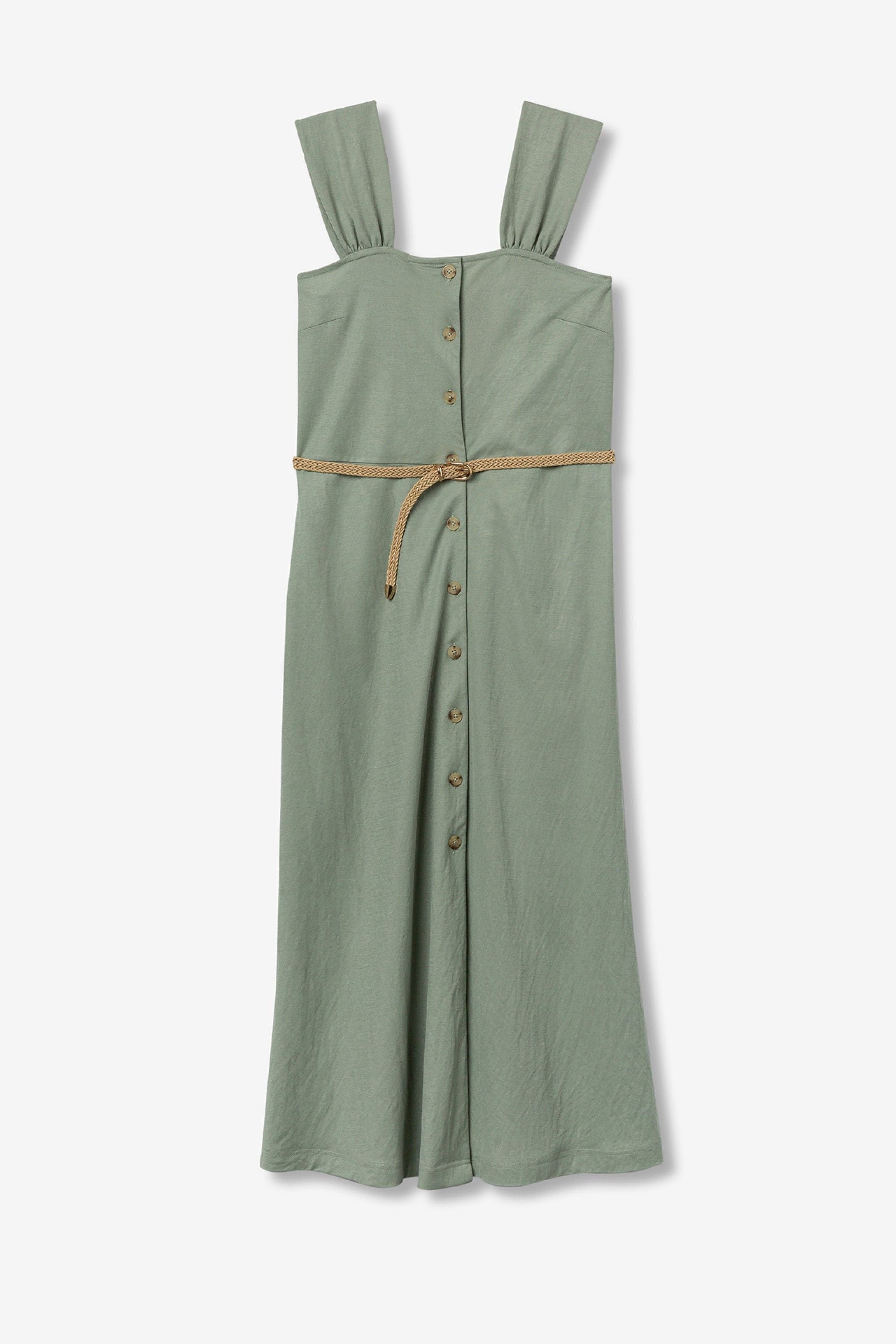 Vestido Tyla Verde + Cinturón