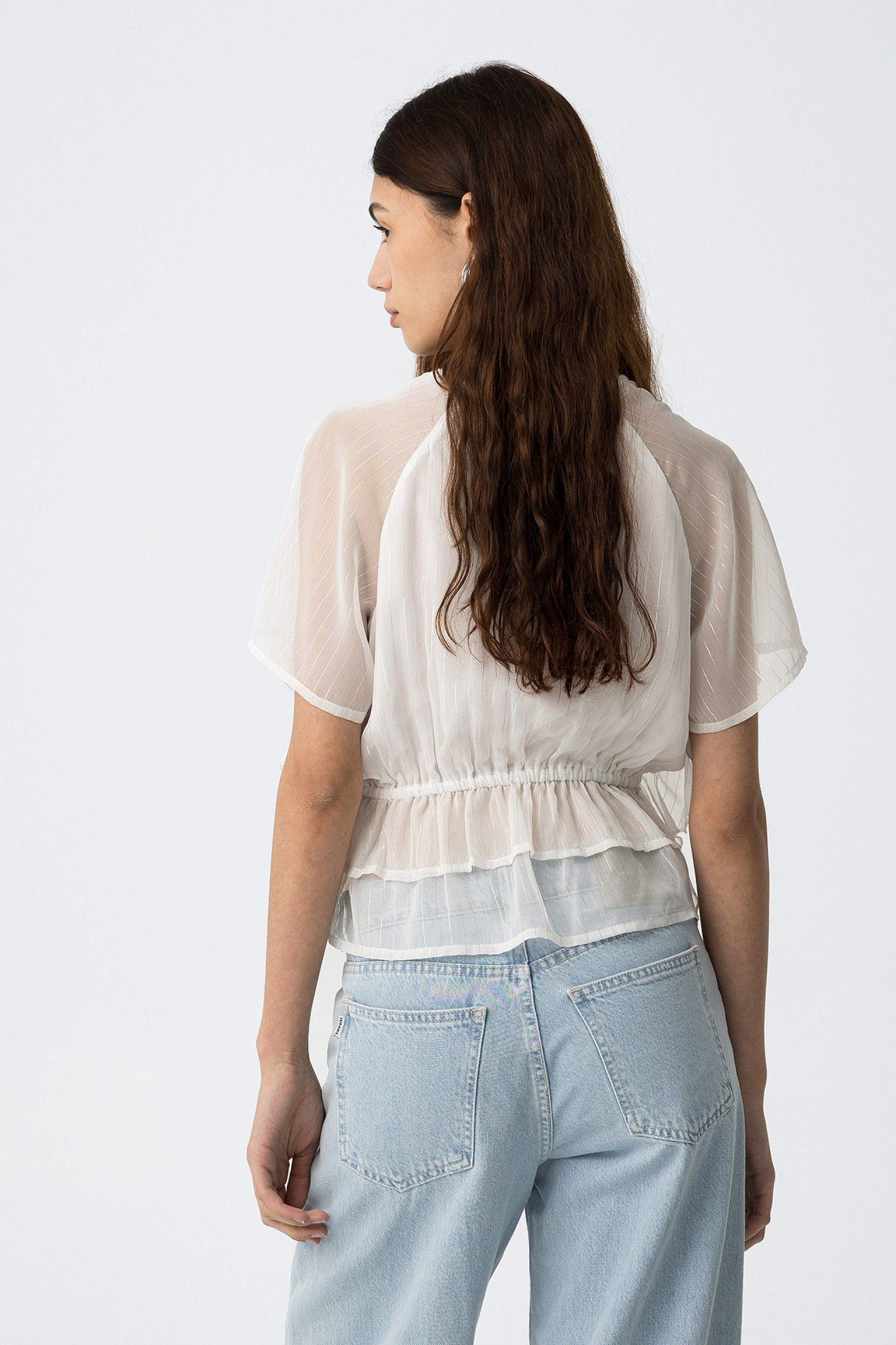 Blusa Maranta Blanca